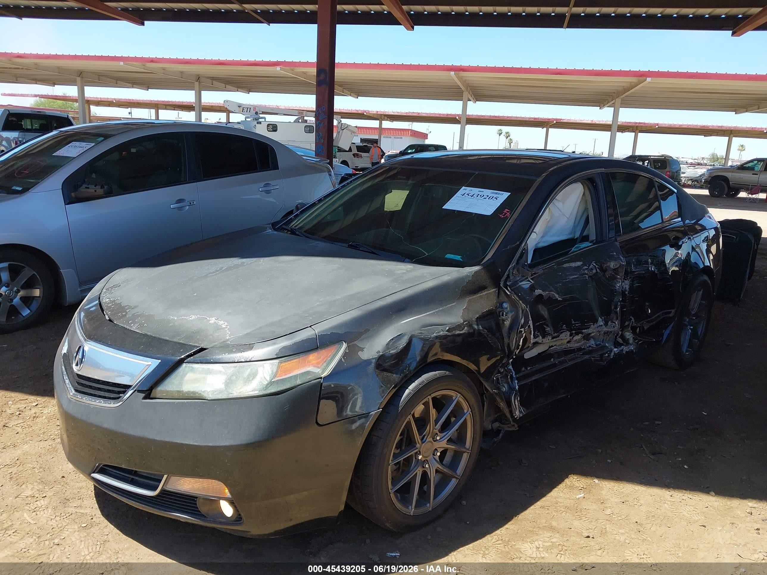 2012 Acura Tl 3.7 Black vin: 19UUA9F28CA002929