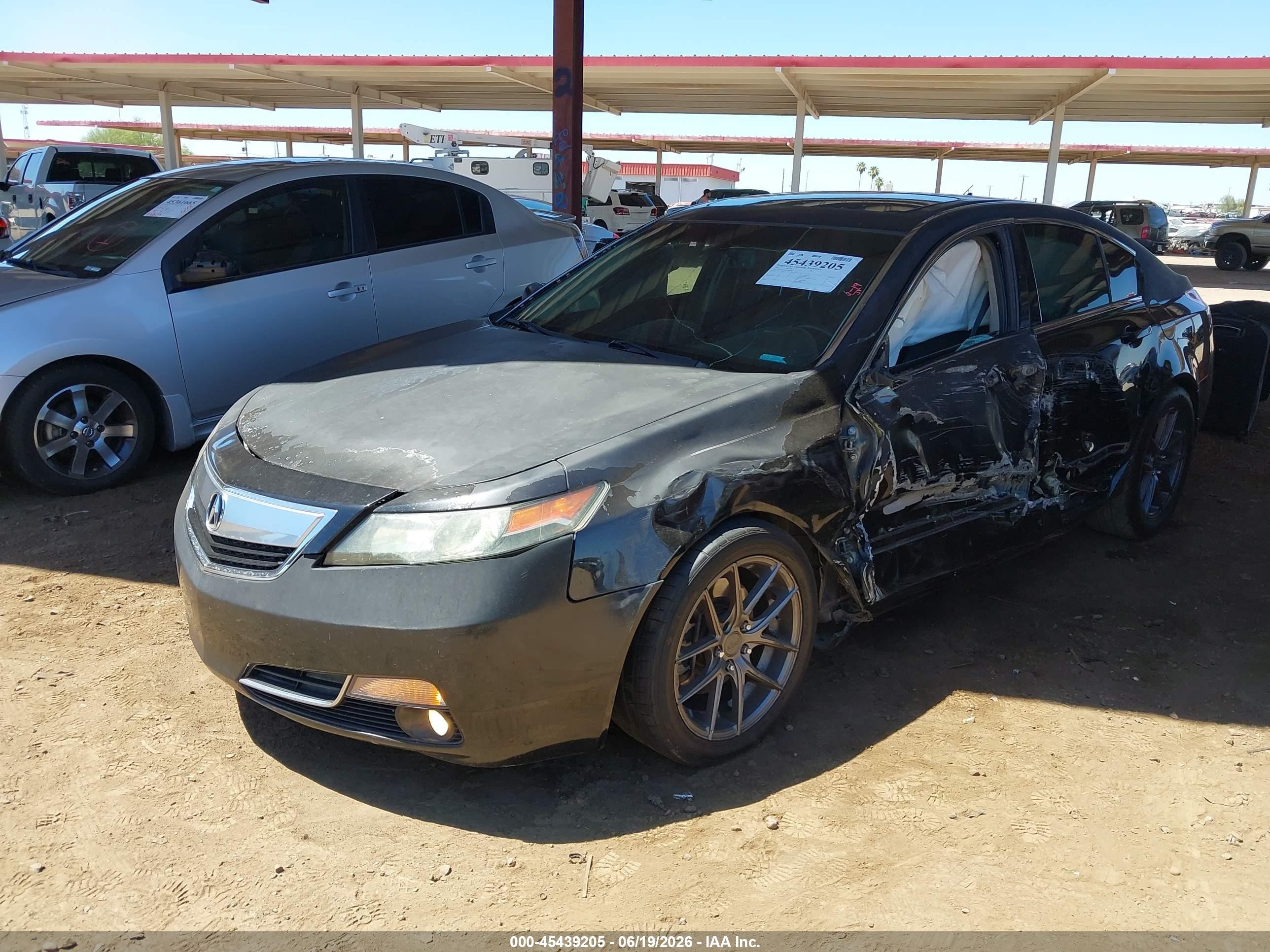 2012 Acura Tl 3.7 Black vin: 19UUA9F28CA002929