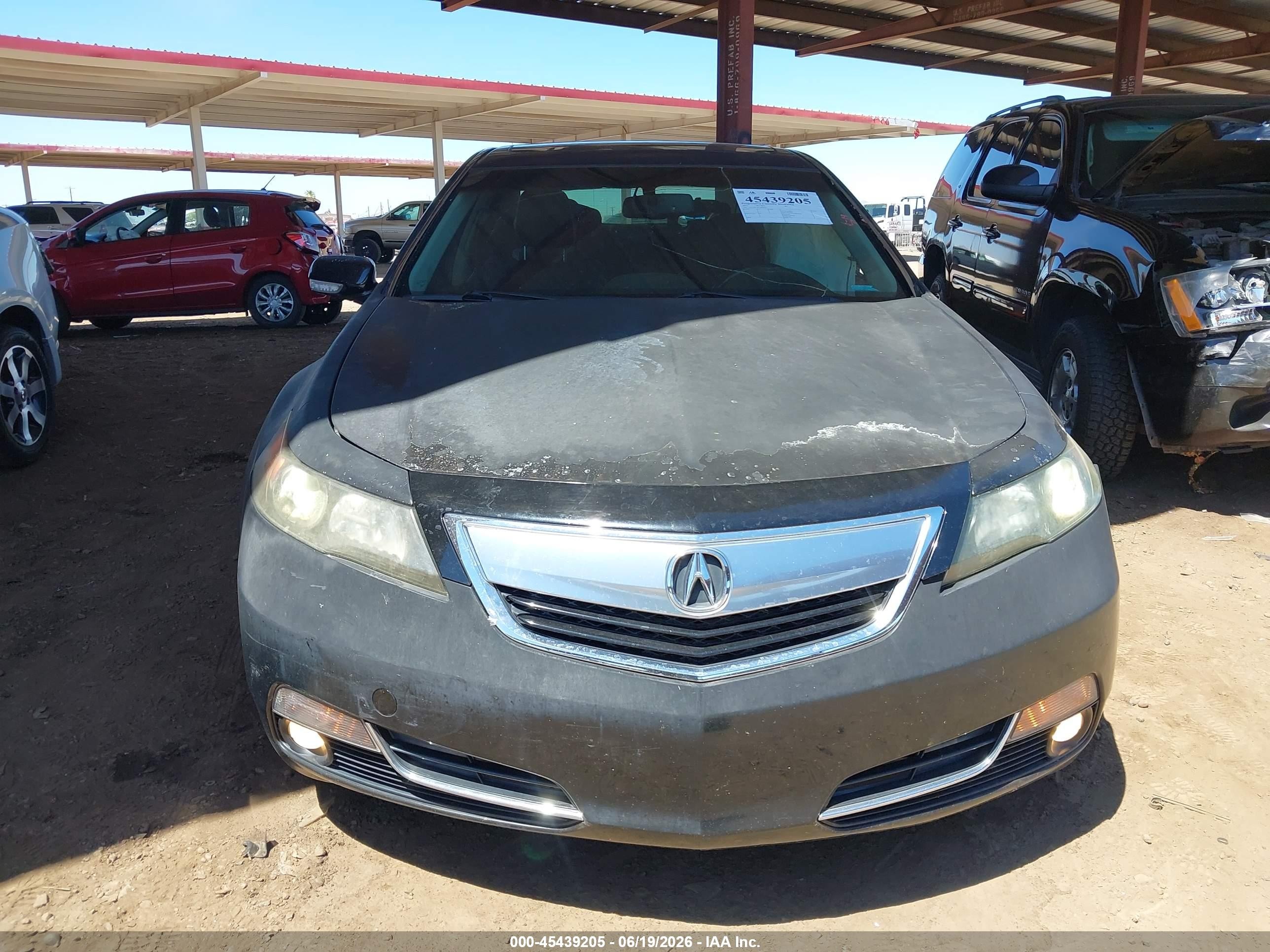 2012 Acura Tl 3.7 Black vin: 19UUA9F28CA002929