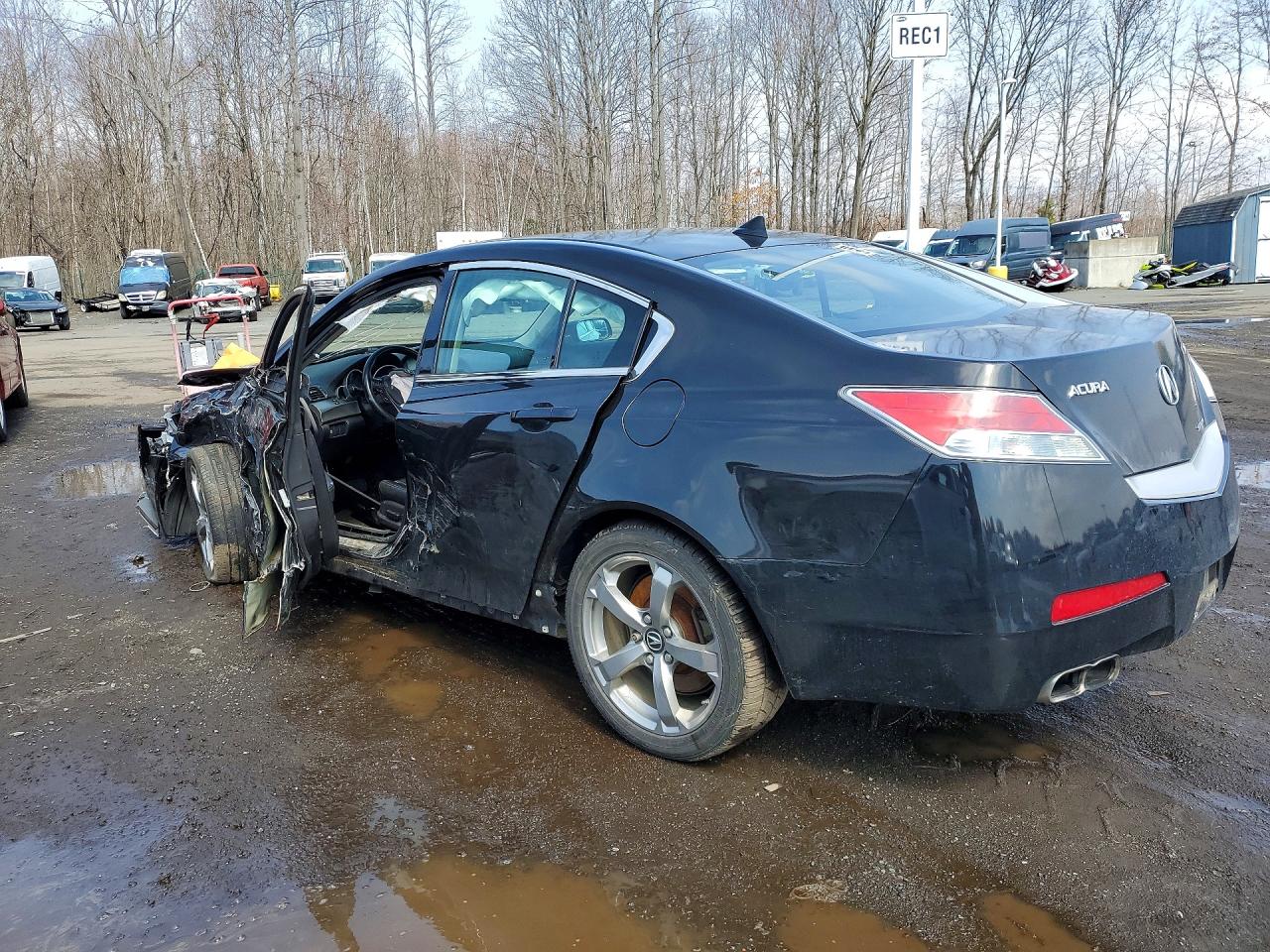 2010 Acura Tl Black vin: 19UUA9F2XAA001522