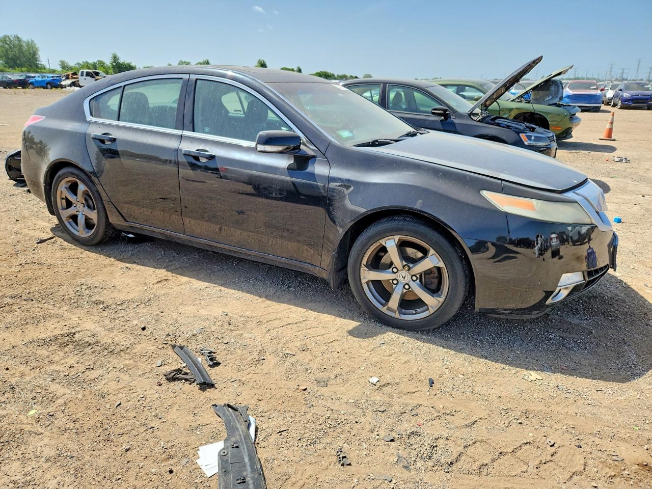 2011 Acura Tl Черный vin: 19UUA9F2XBA001196