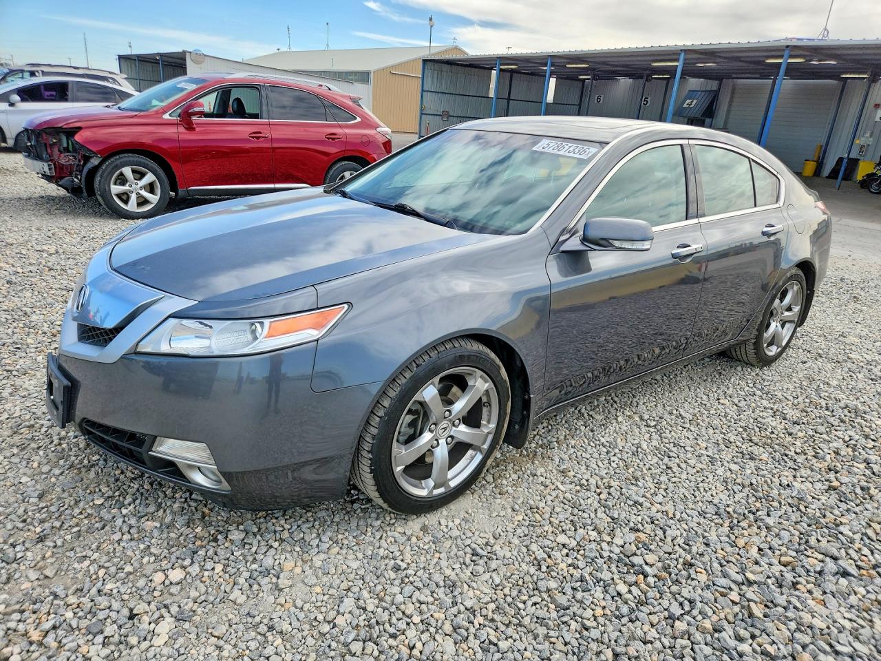 2010 Acura Tl Gray vin: 19UUA9F50AA002494