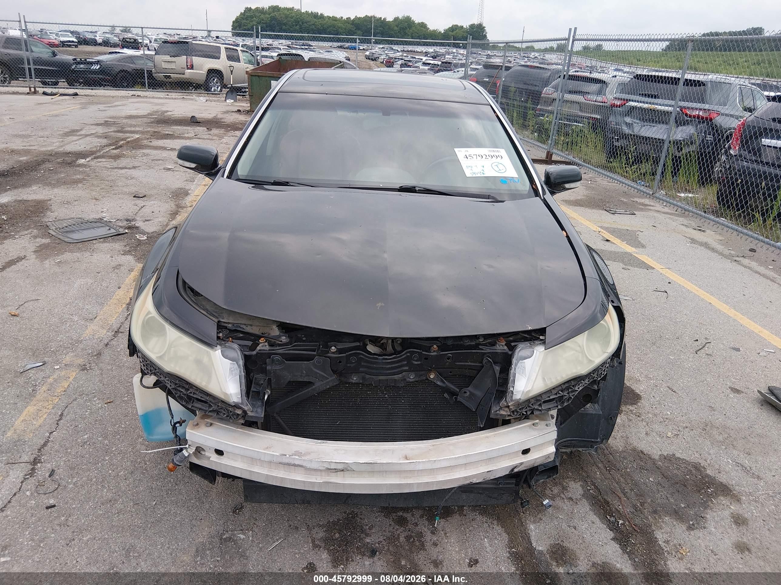 2010 Acura Tl 3.7 Black vin: 19UUA9F50AA004987
