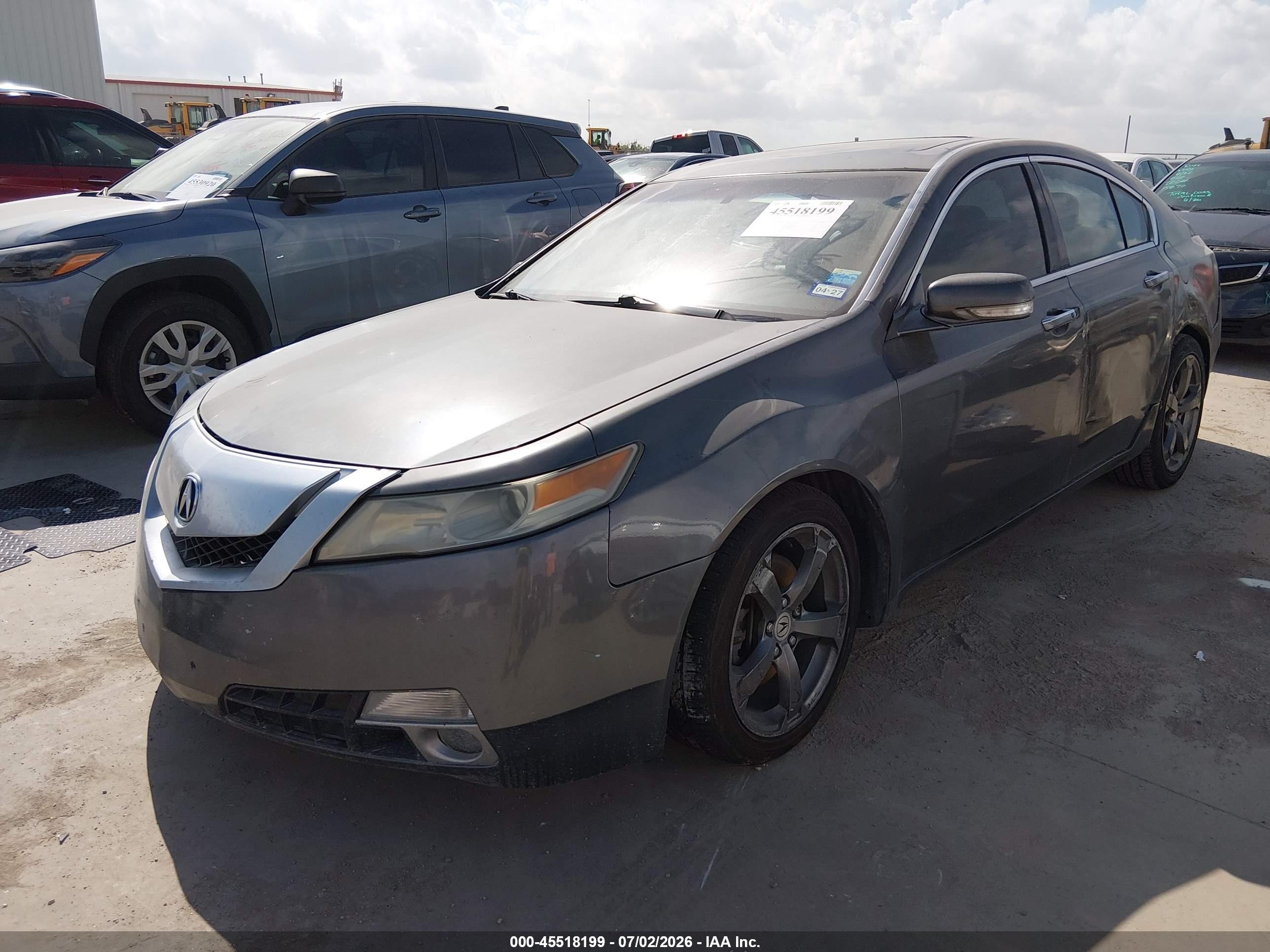 2011 Acura Tl 3.7 Gray vin: 19UUA9F50BA002738