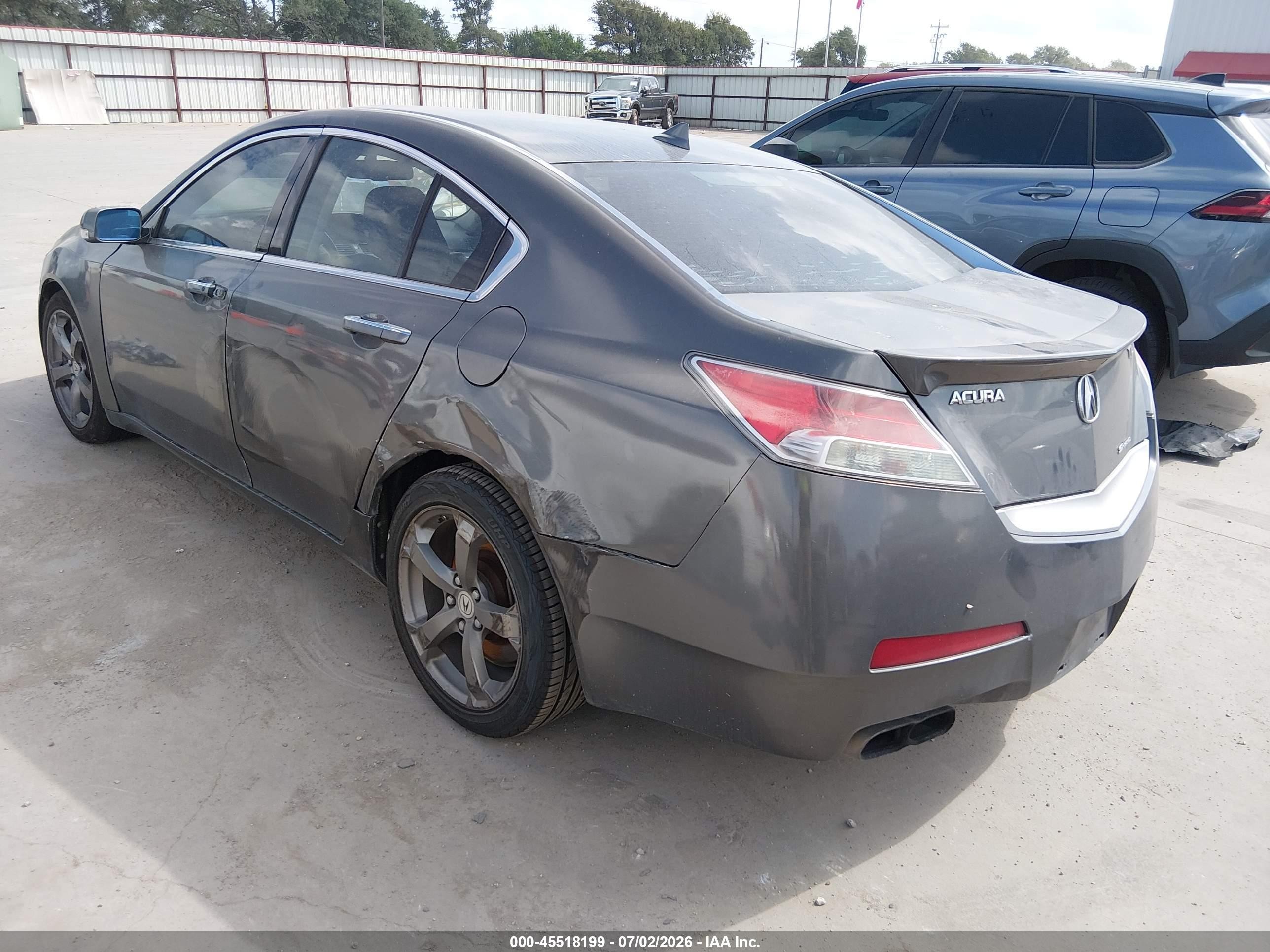 2011 Acura Tl 3.7 Gray vin: 19UUA9F50BA002738