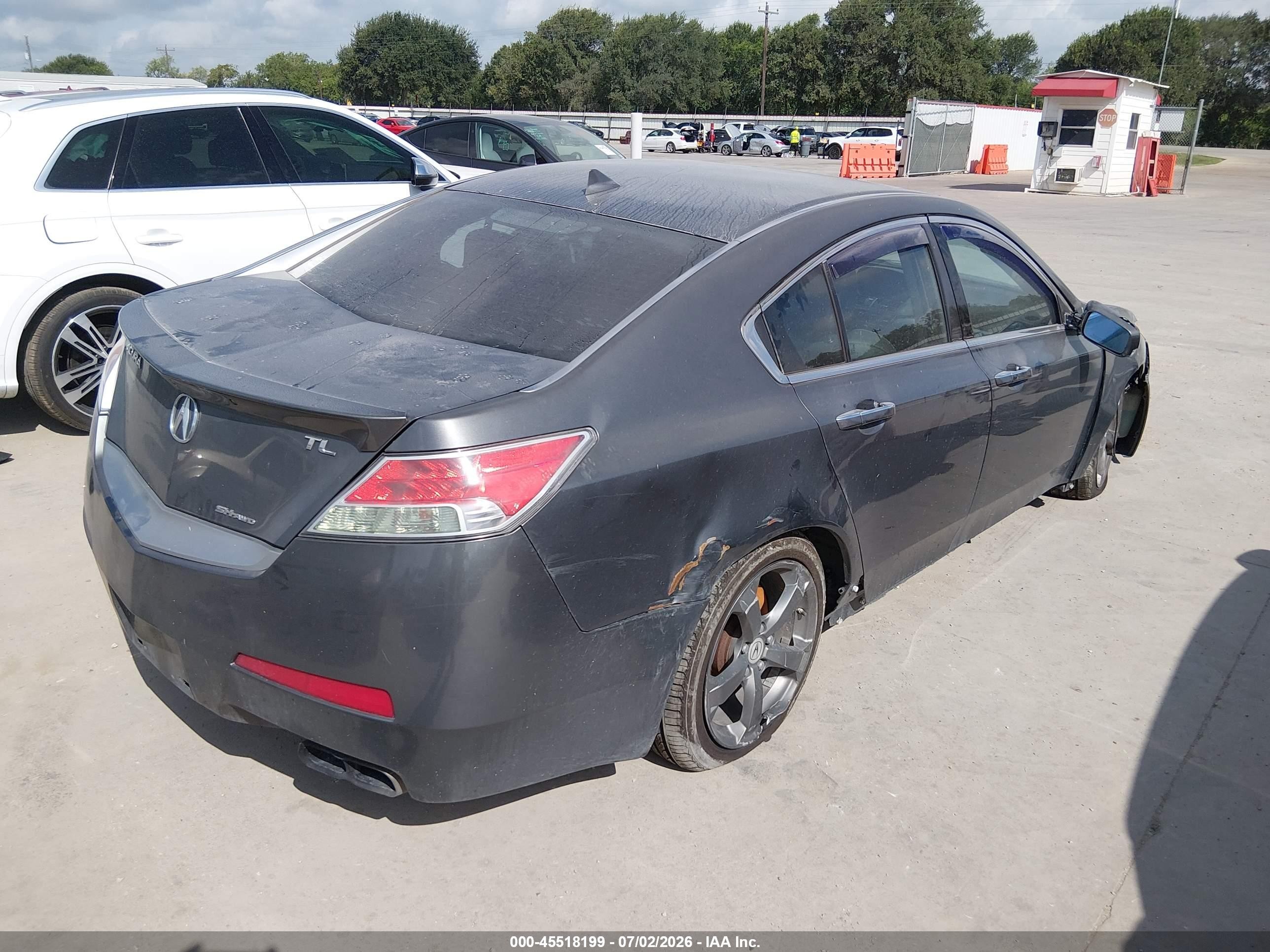 2011 Acura Tl 3.7 Gray vin: 19UUA9F50BA002738