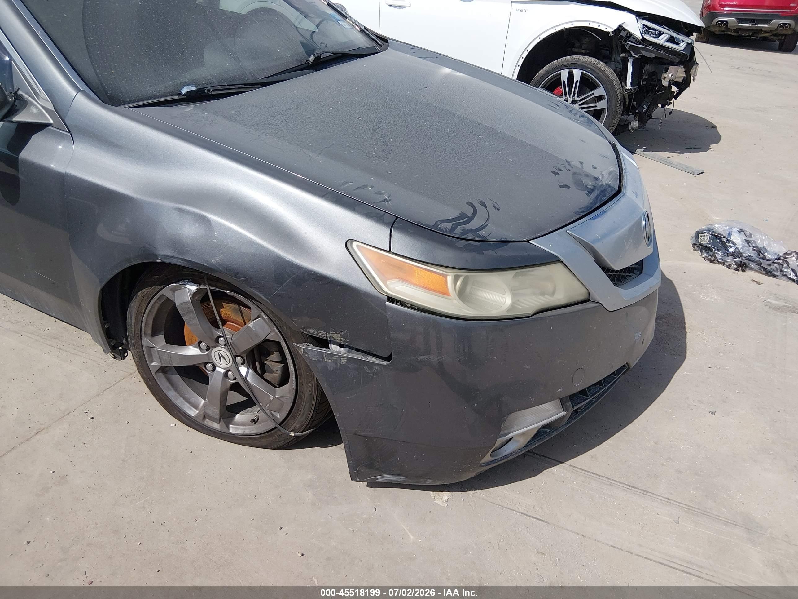 2011 Acura Tl 3.7 Gray vin: 19UUA9F50BA002738