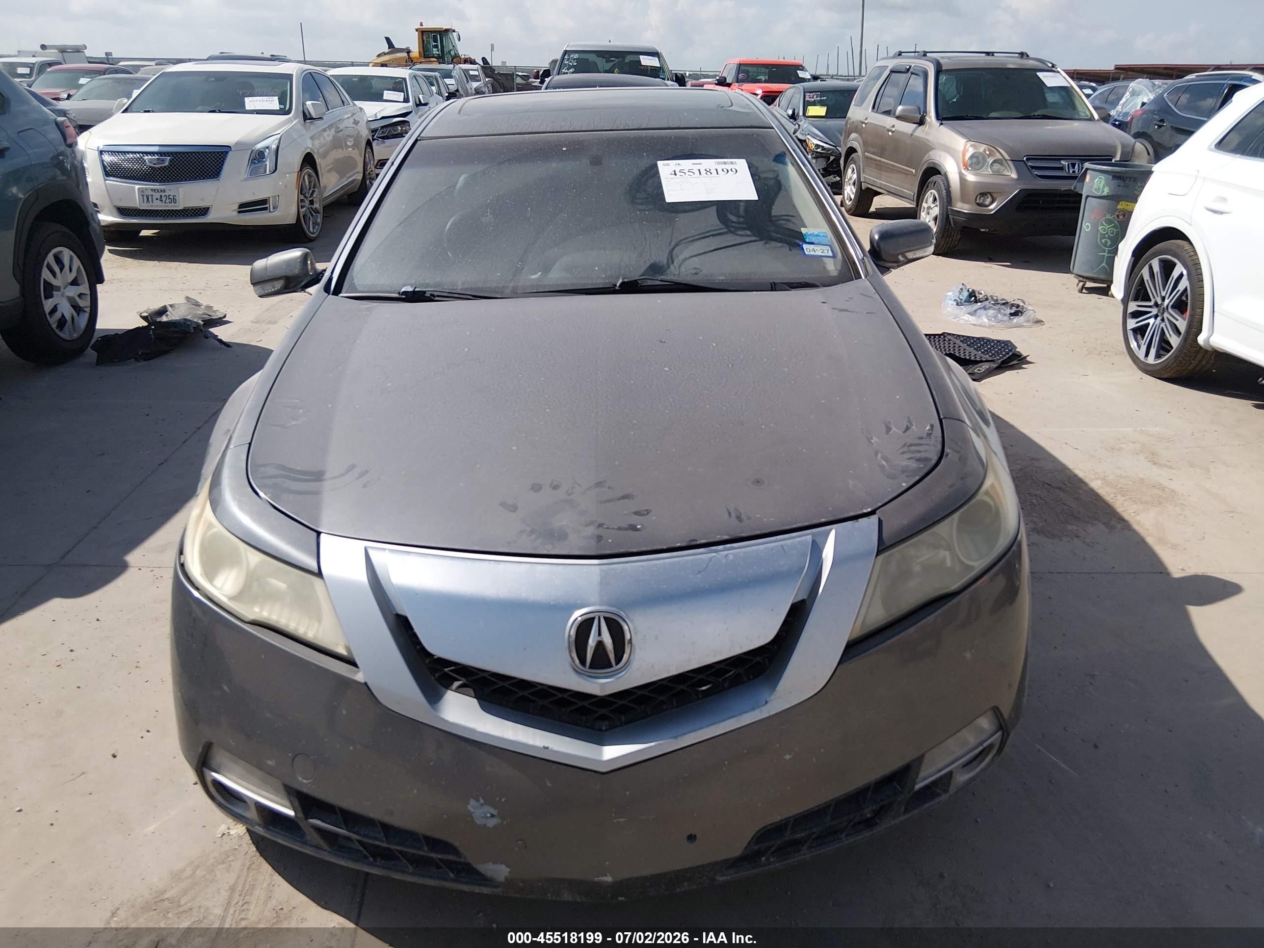 2011 Acura Tl 3.7 Gray vin: 19UUA9F50BA002738