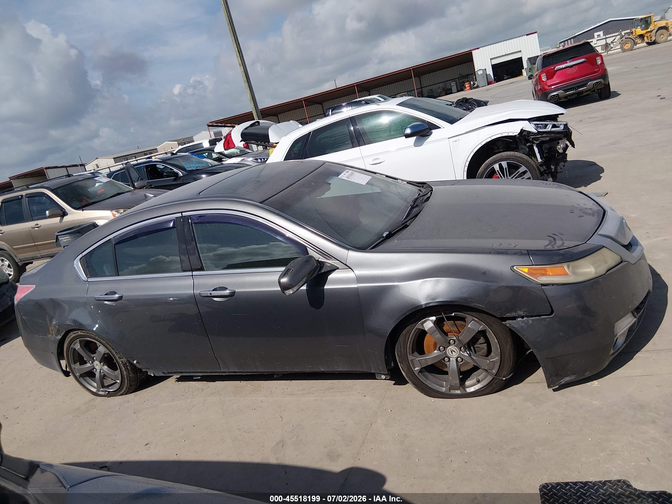 2011 Acura Tl 3.7 Gray vin: 19UUA9F50BA002738