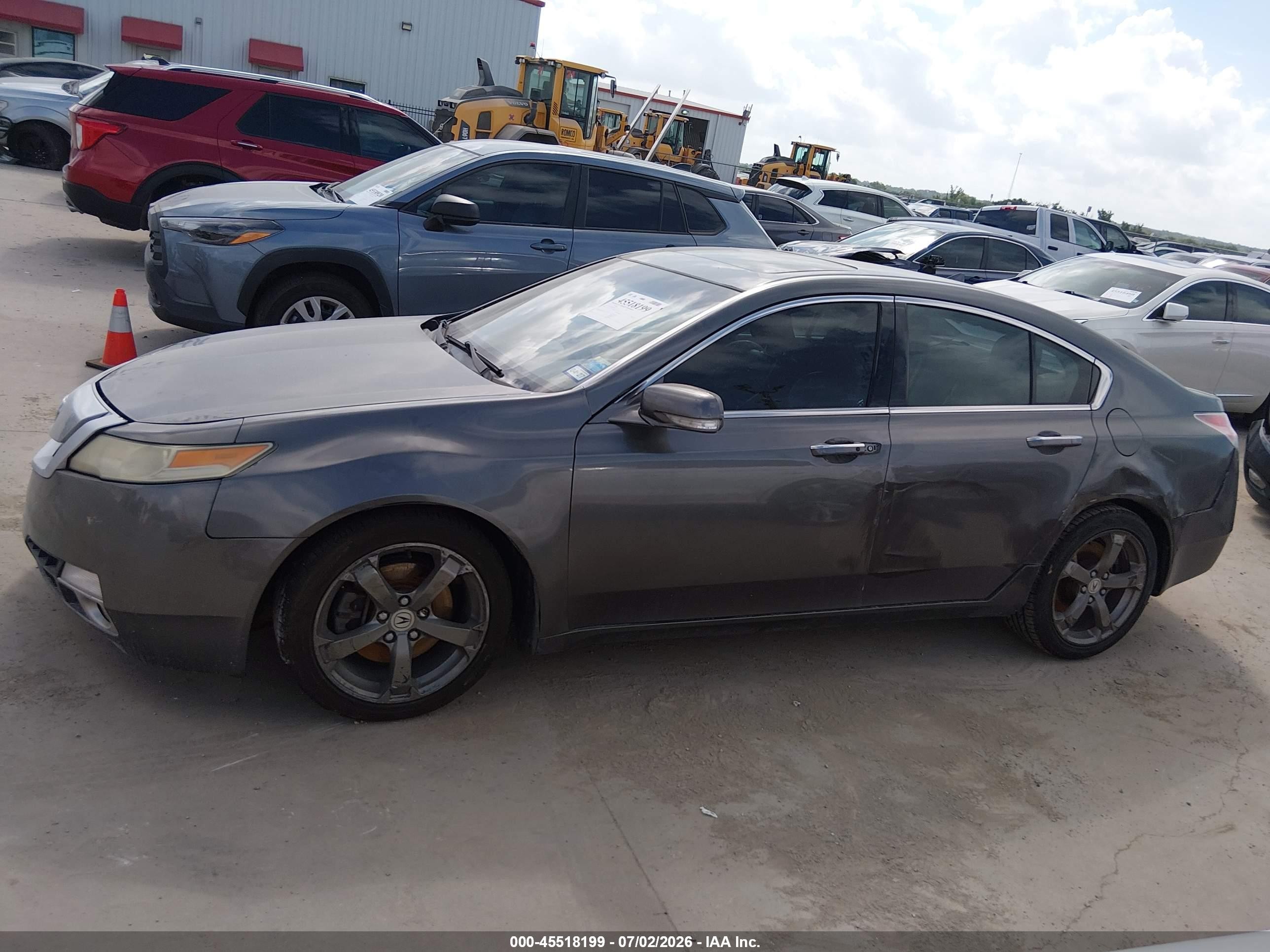 2011 Acura Tl 3.7 Gray vin: 19UUA9F50BA002738