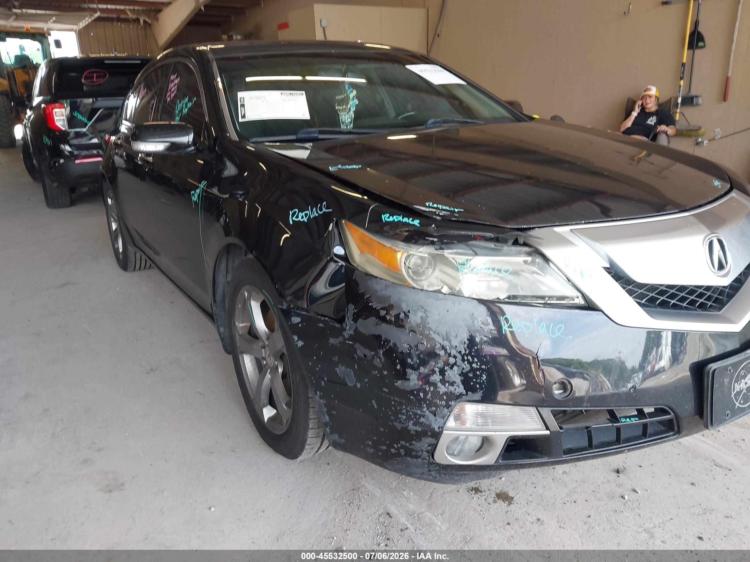 2011 Acura Tl 3.7 Black vin: 19UUA9F50BA003162