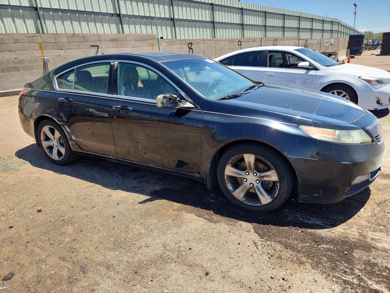 2012 Acura Tl Black vin: 19UUA9F50CA000411