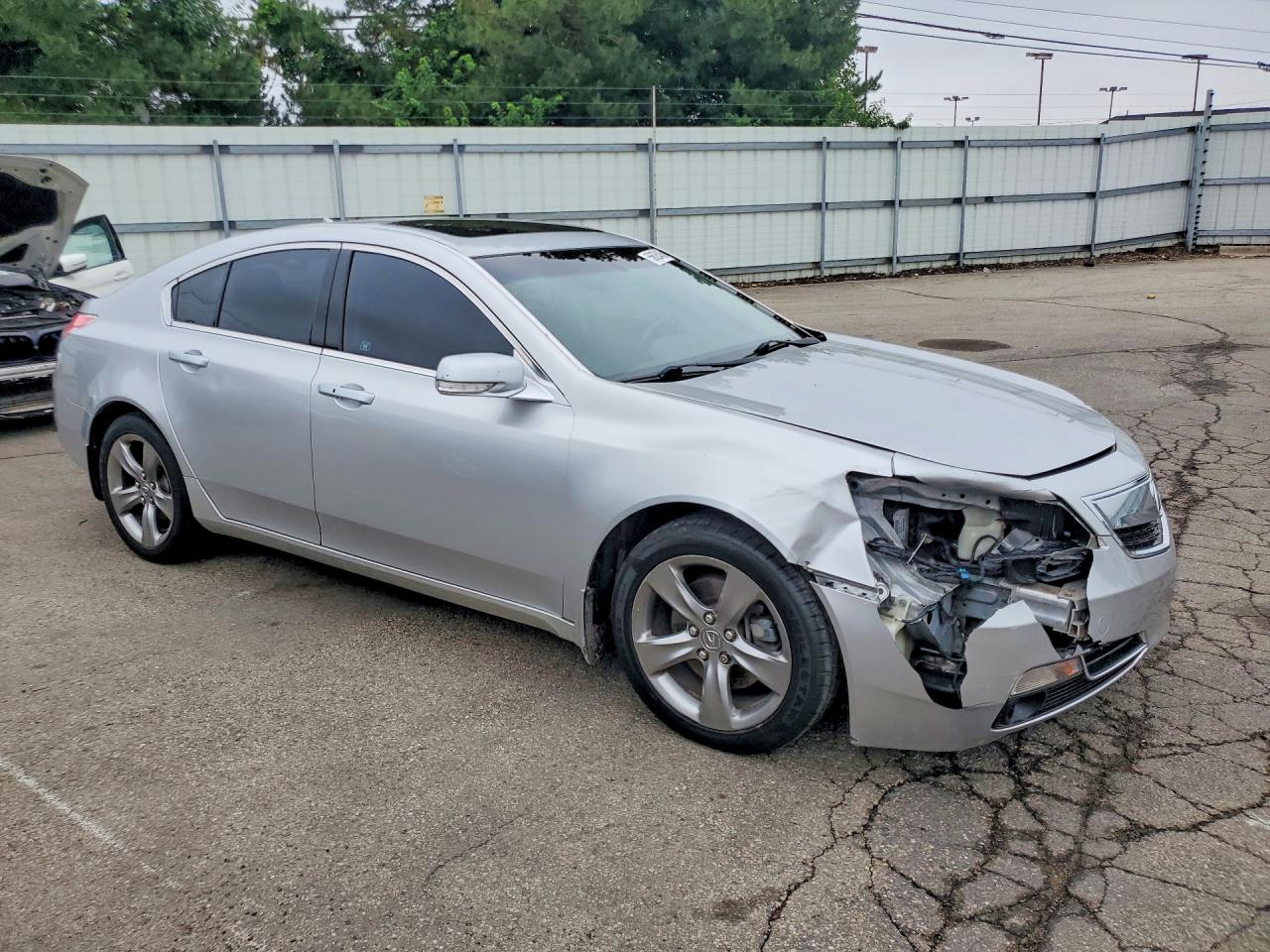 2012 Acura Tl Silver vin: 19UUA9F50CA003907