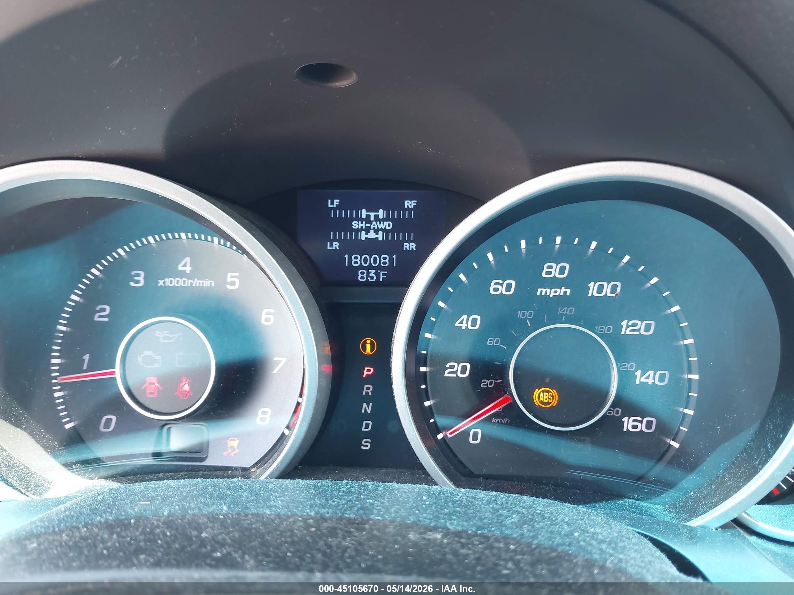 2012 Acura Tl 3.7 Silver vin: 19UUA9F50CA010727