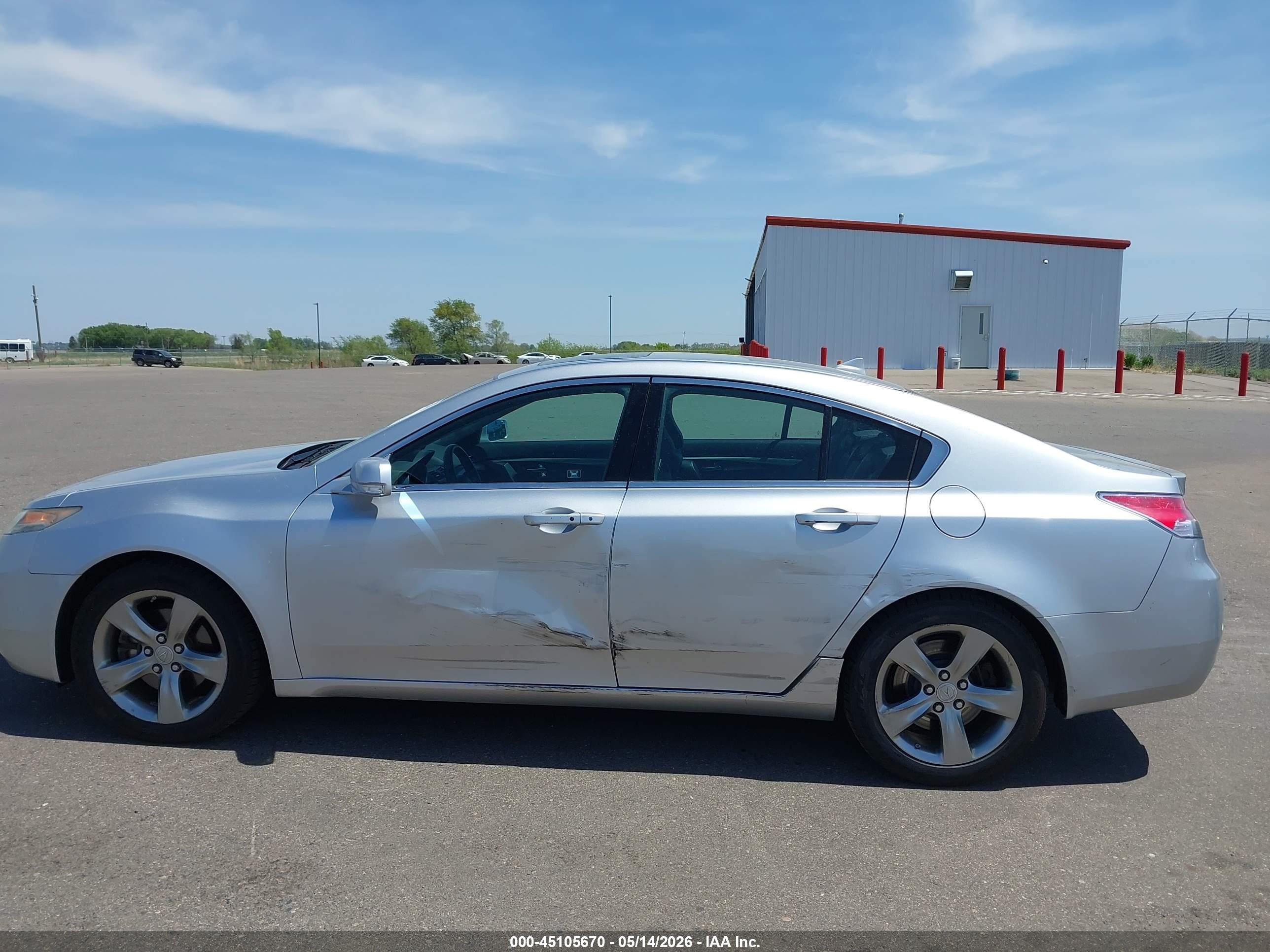 2012 Acura Tl 3.7 Silver vin: 19UUA9F50CA010727