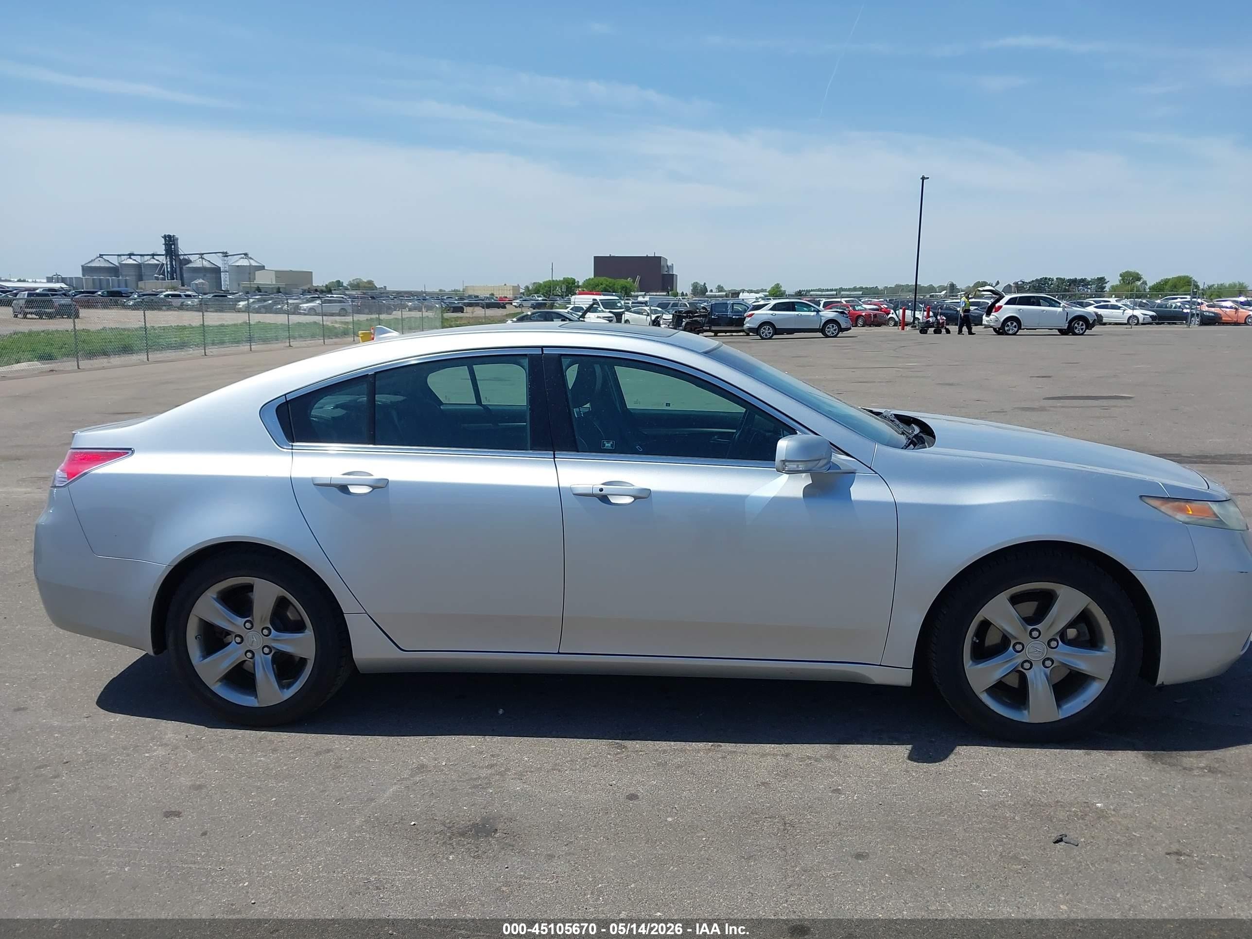 2012 Acura Tl 3.7 Silver vin: 19UUA9F50CA010727