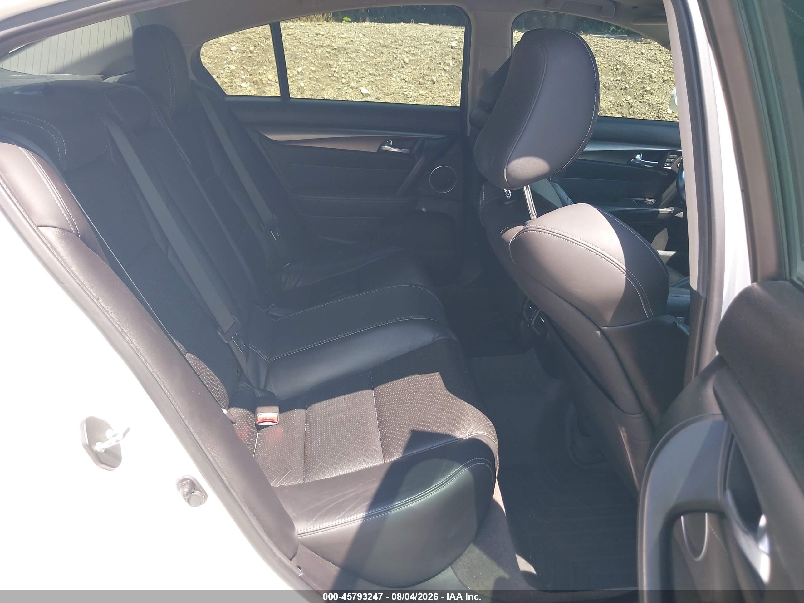 2012 Acura Tl 3.7 White vin: 19UUA9F50CA011070