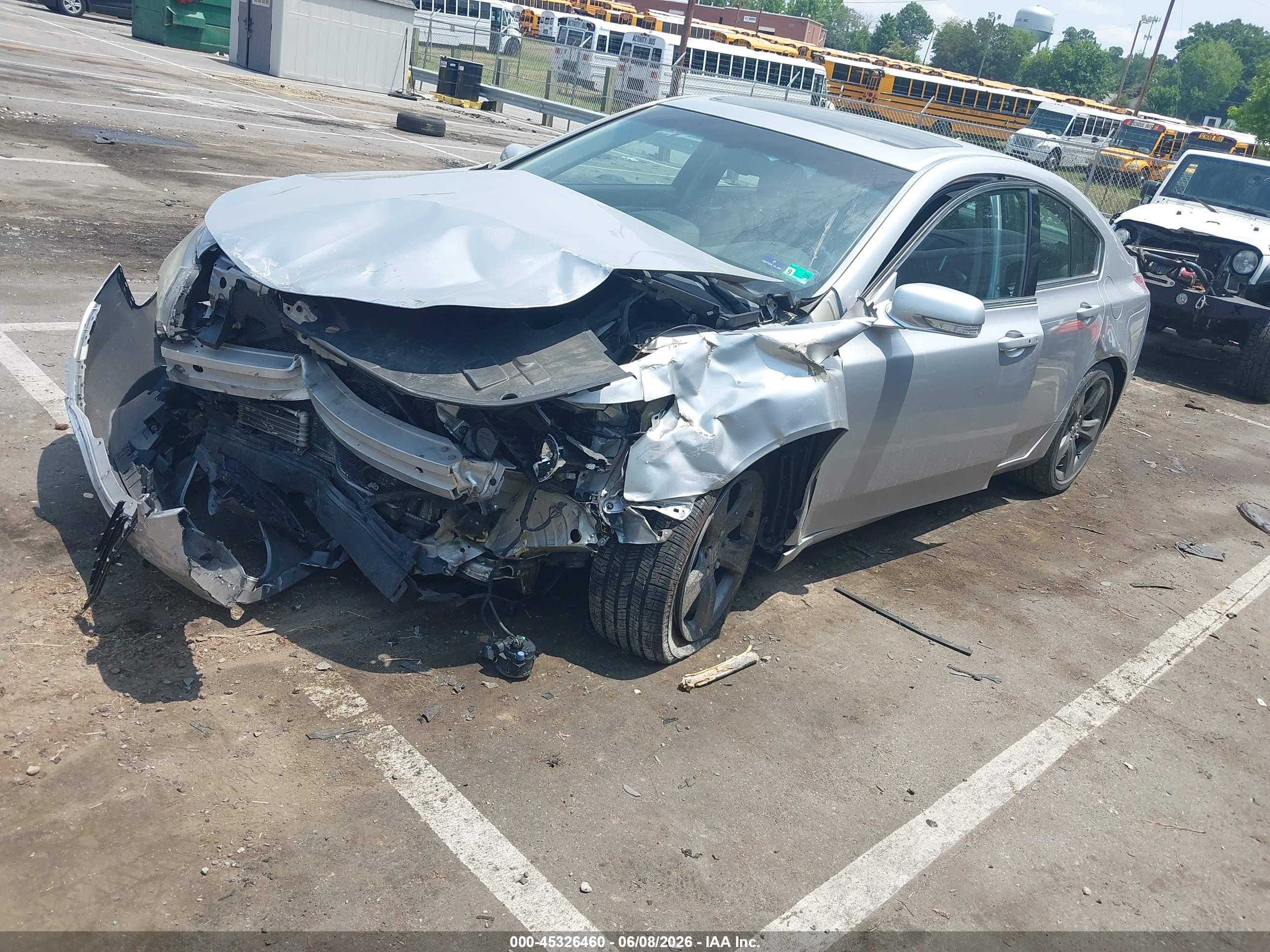 2013 Acura Tl 3.7 Gray vin: 19UUA9F50DA005285