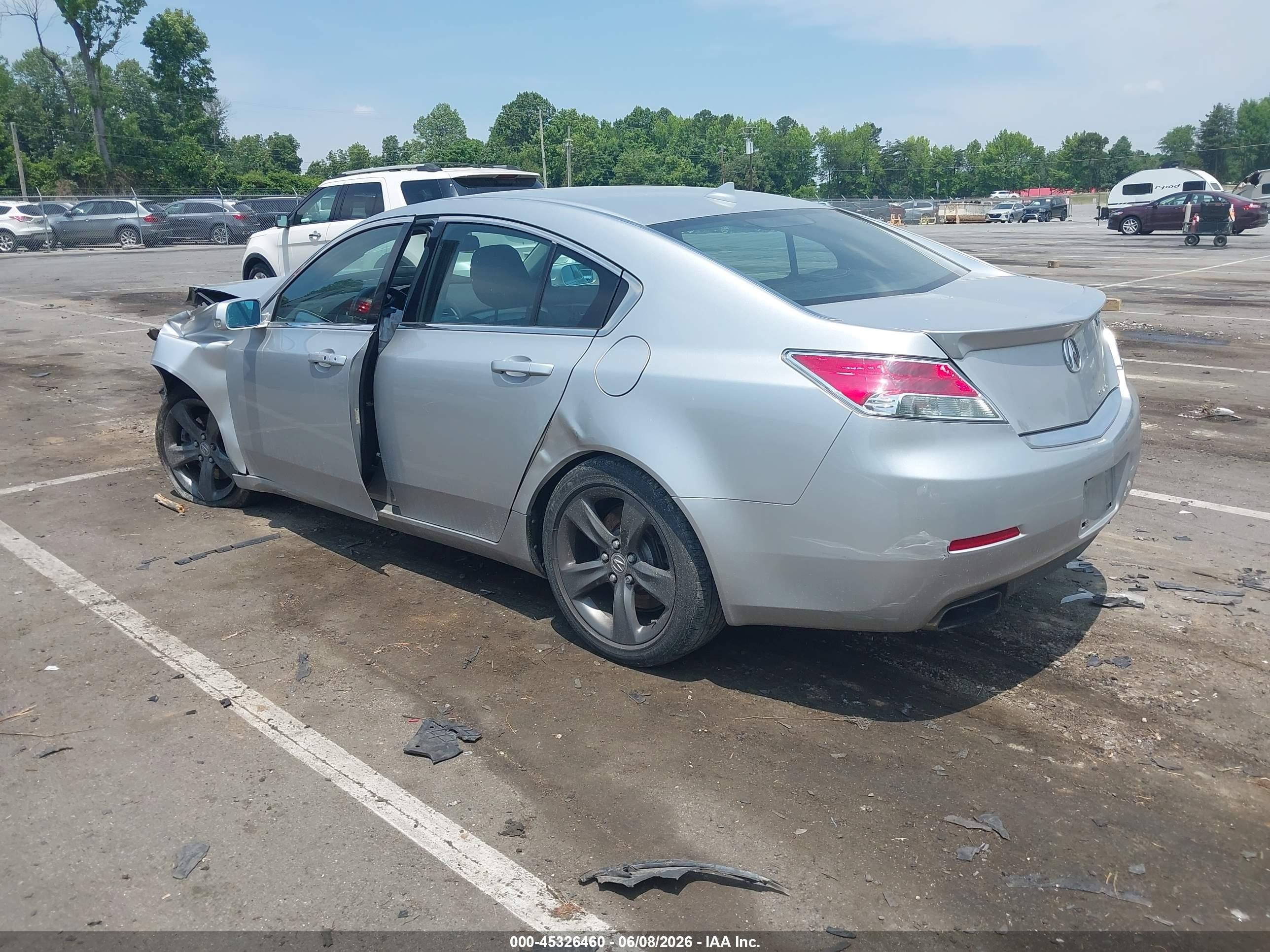2013 Acura Tl 3.7 Gray vin: 19UUA9F50DA005285