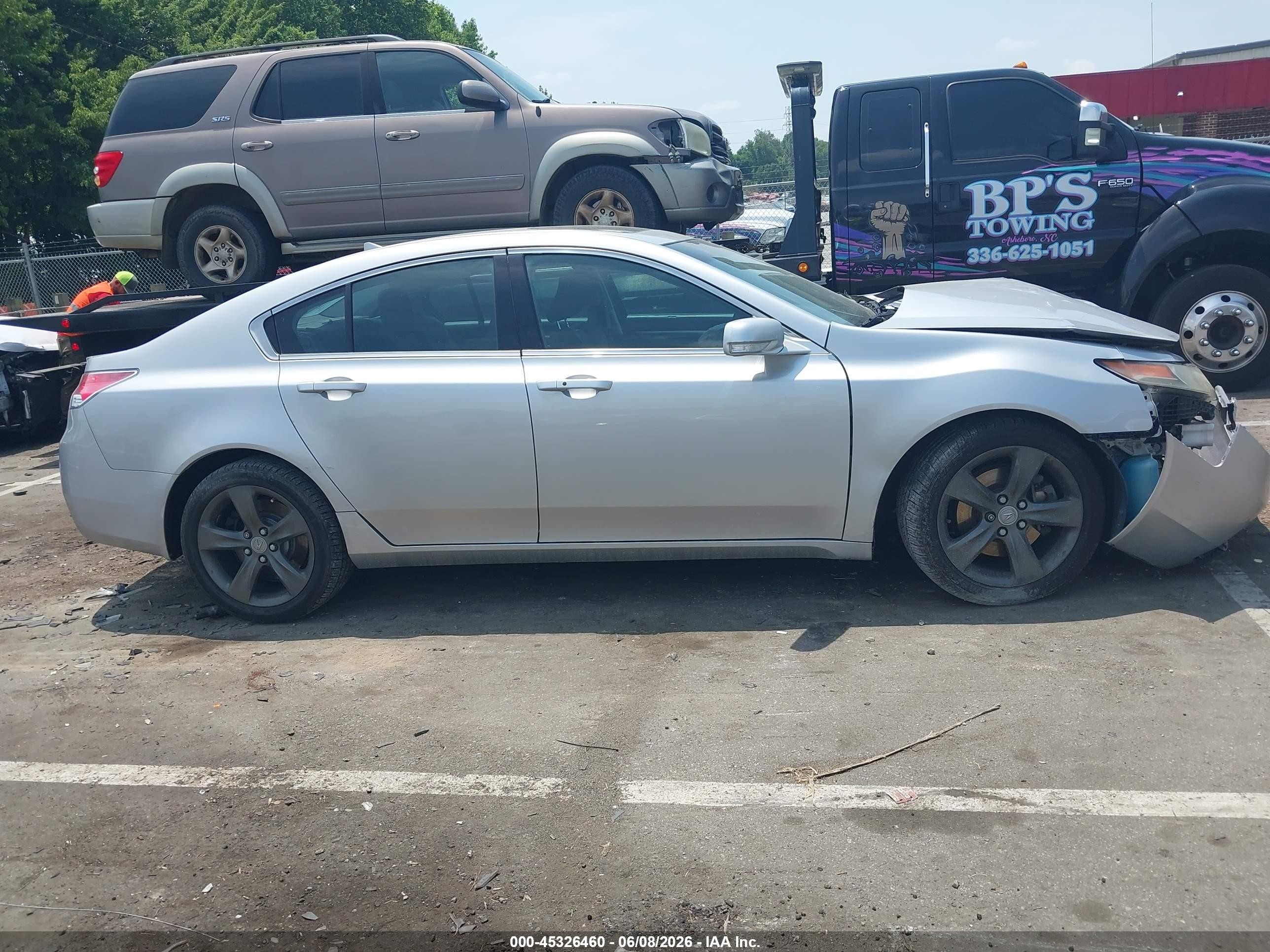 2013 Acura Tl 3.7 Gray vin: 19UUA9F50DA005285