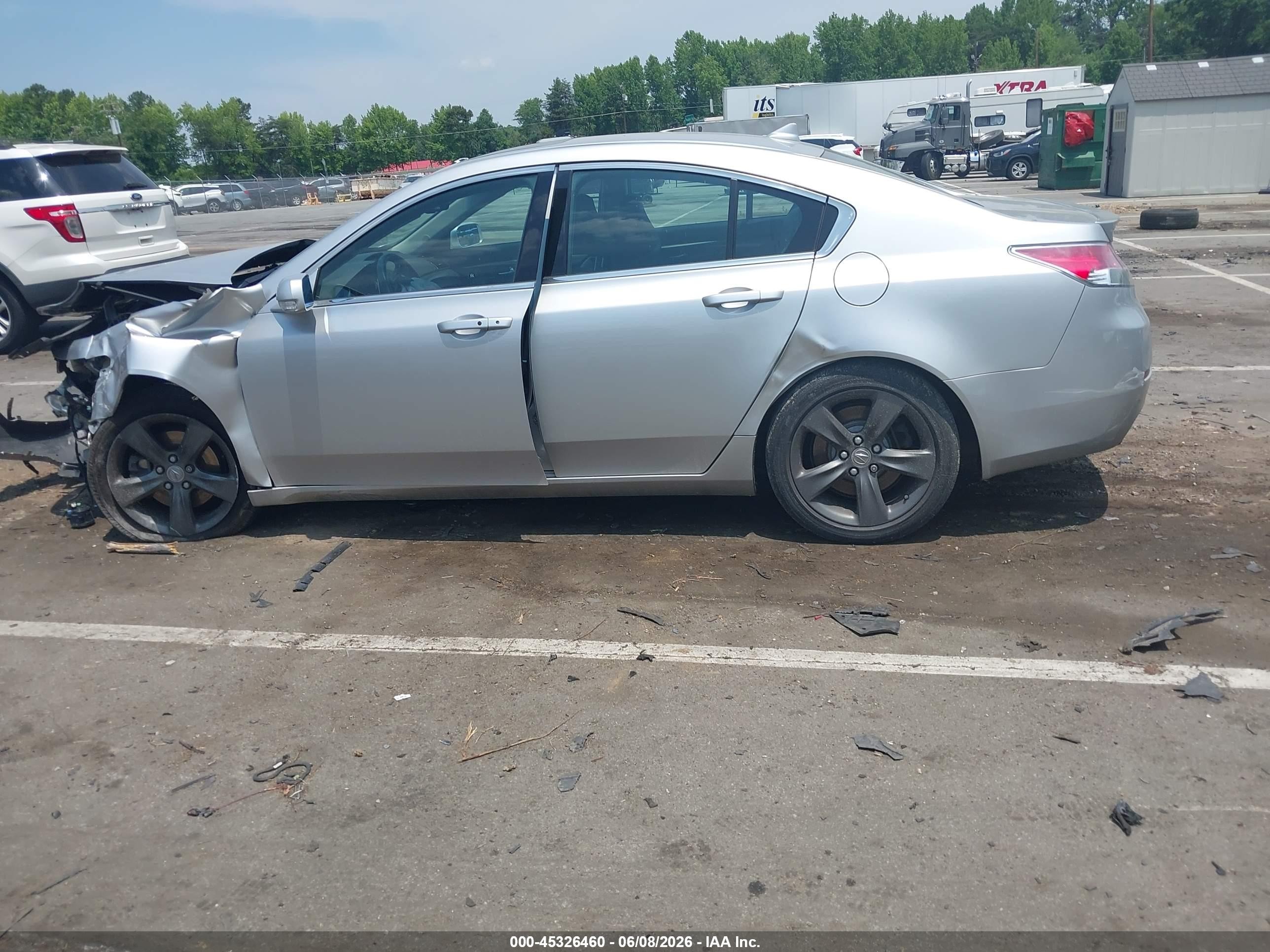 2013 Acura Tl 3.7 Gray vin: 19UUA9F50DA005285