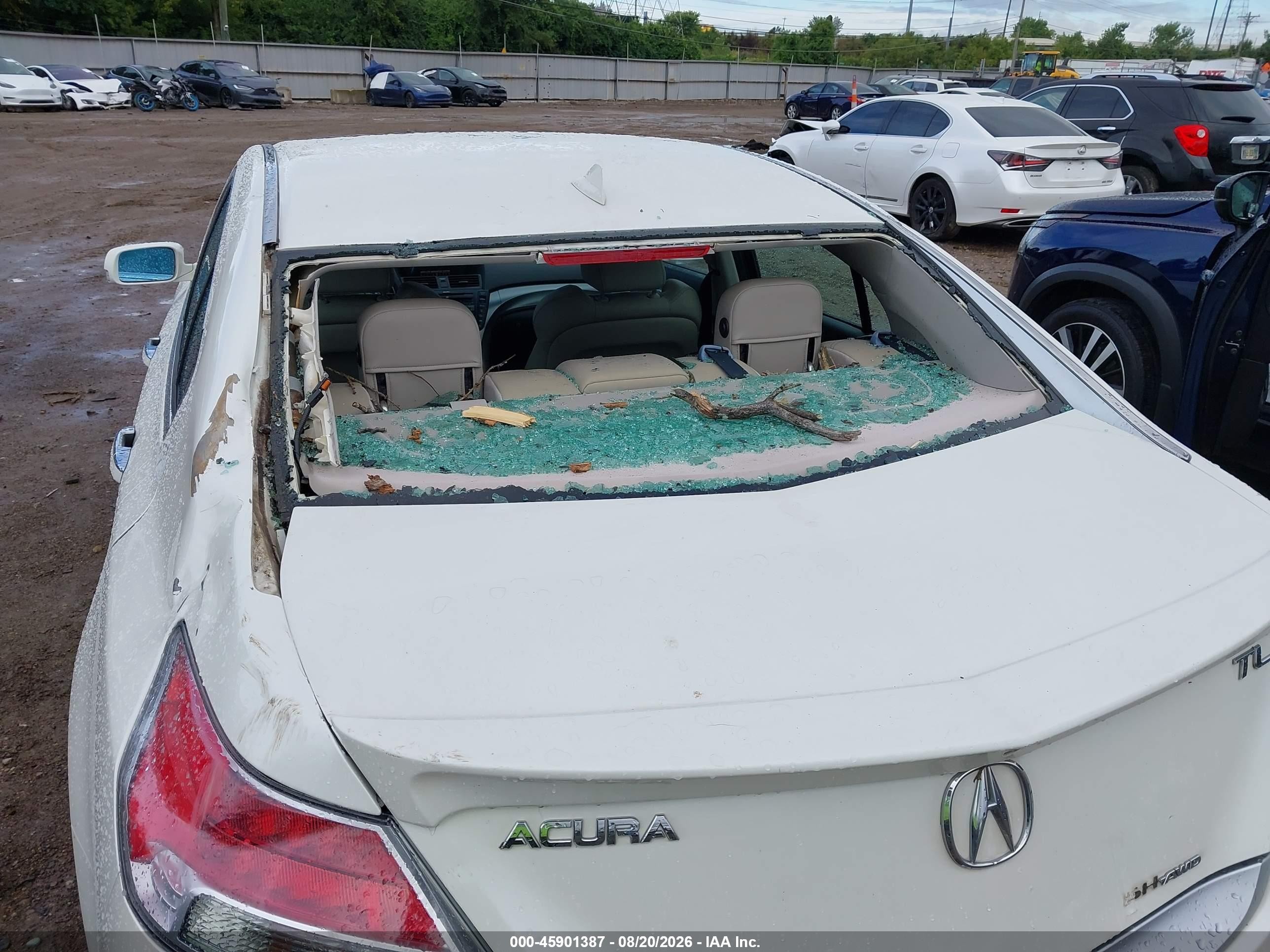 2010 Acura Tl 3.7 White vin: 19UUA9F51AA000947