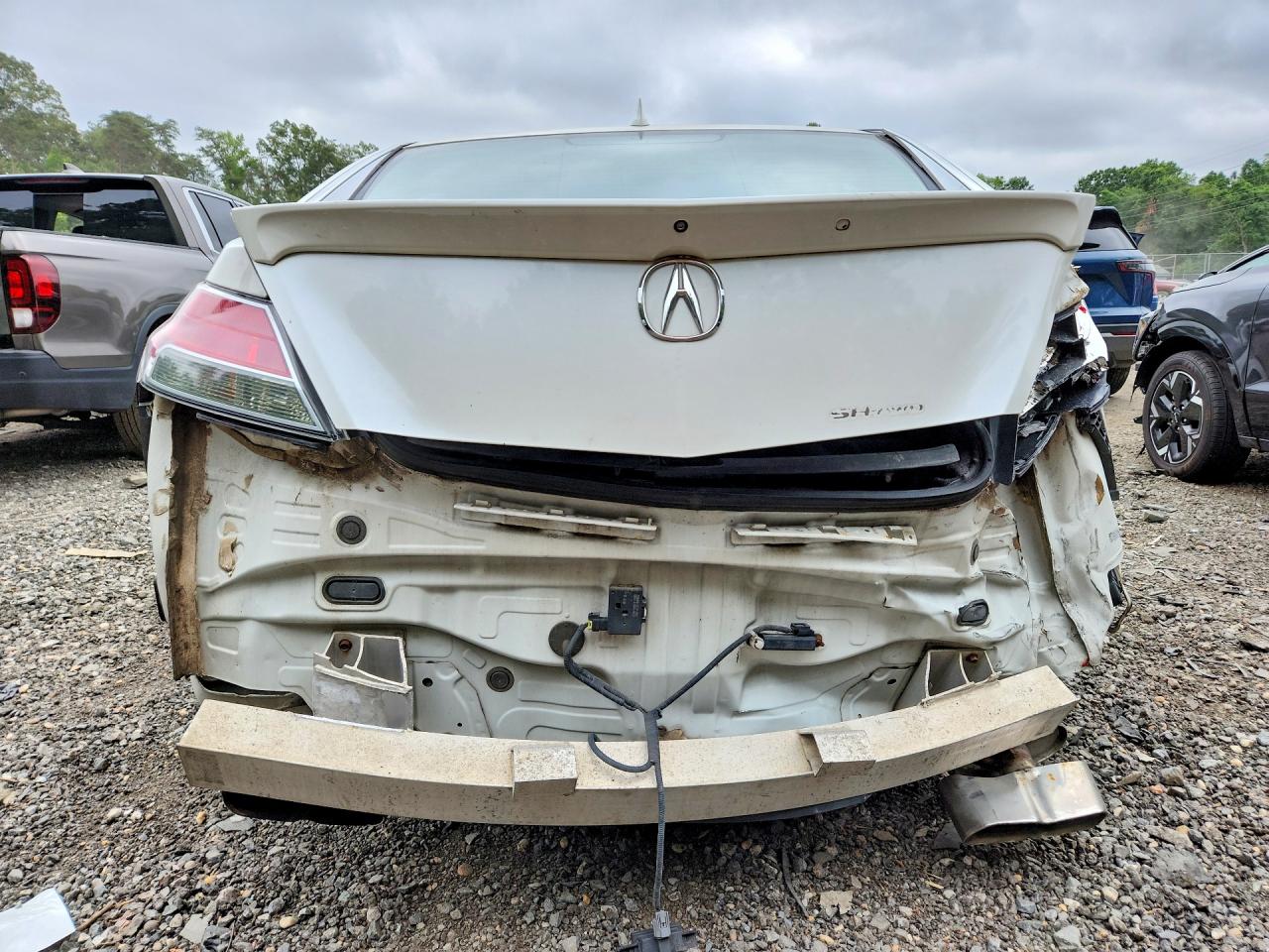 2010 Acura Tl Белый vin: 19UUA9F51AA004061