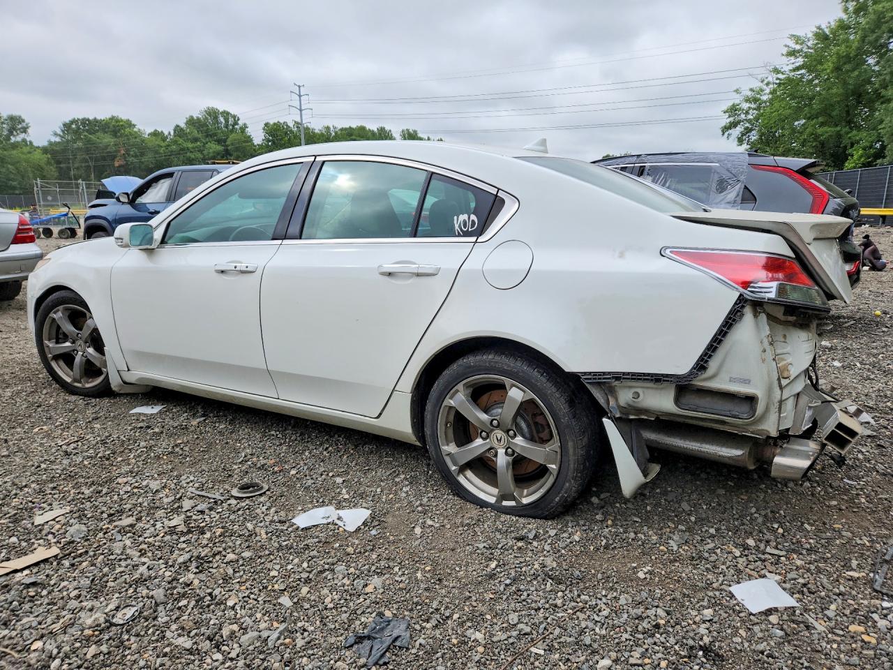 2010 Acura Tl Белый vin: 19UUA9F51AA004061