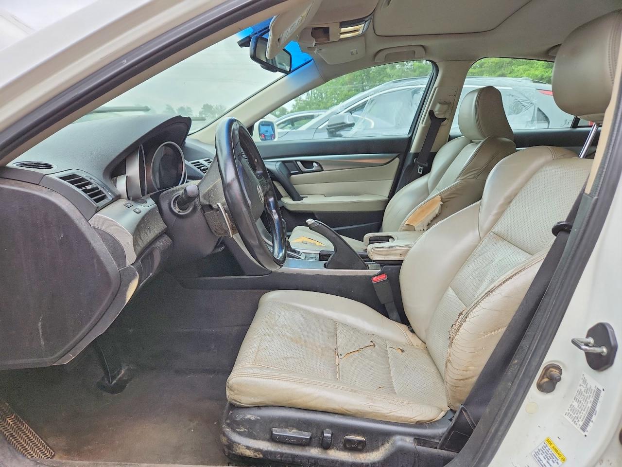 2010 Acura Tl Белый vin: 19UUA9F51AA004061