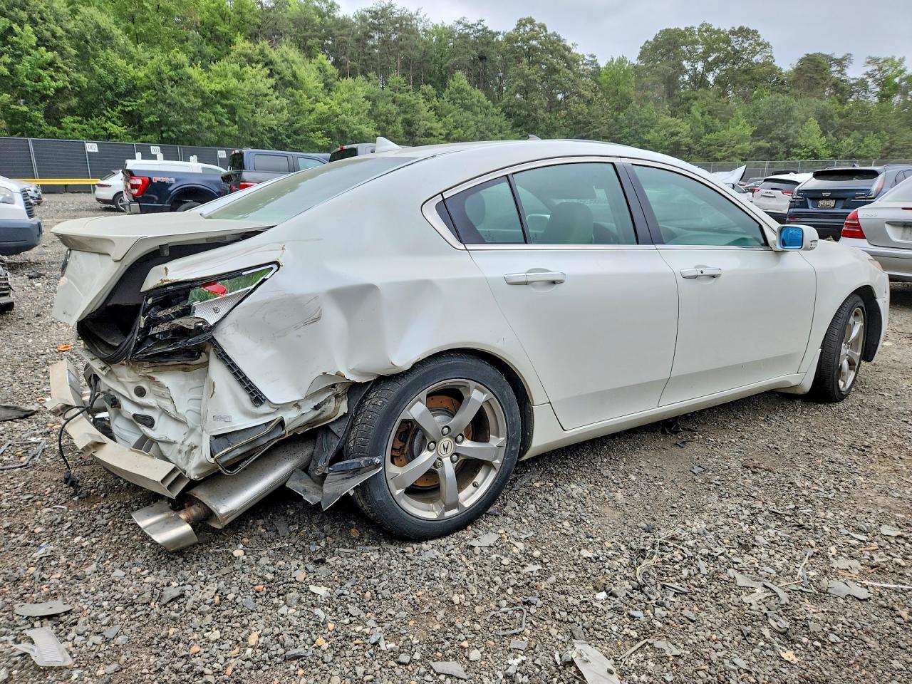 2010 Acura Tl Белый vin: 19UUA9F51AA004061