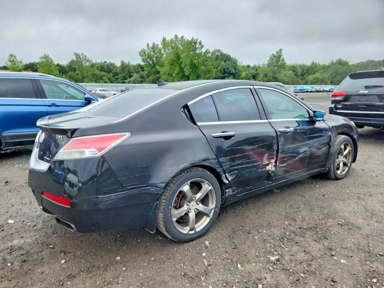 2011 Acura Tl Black vin: 19UUA9F51BA000626
