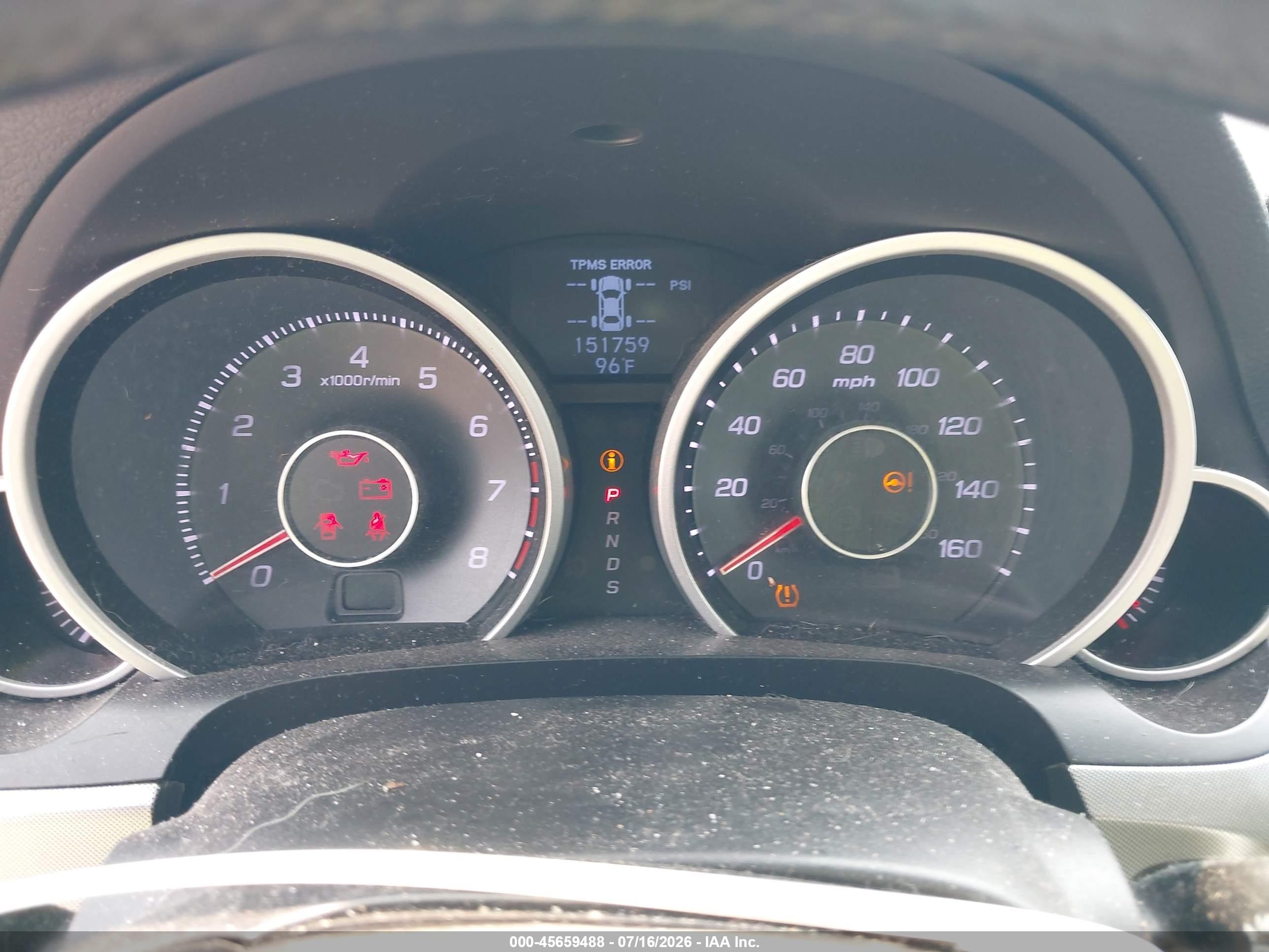 2011 Acura Tl 3.7 White vin: 19UUA9F51BA001131