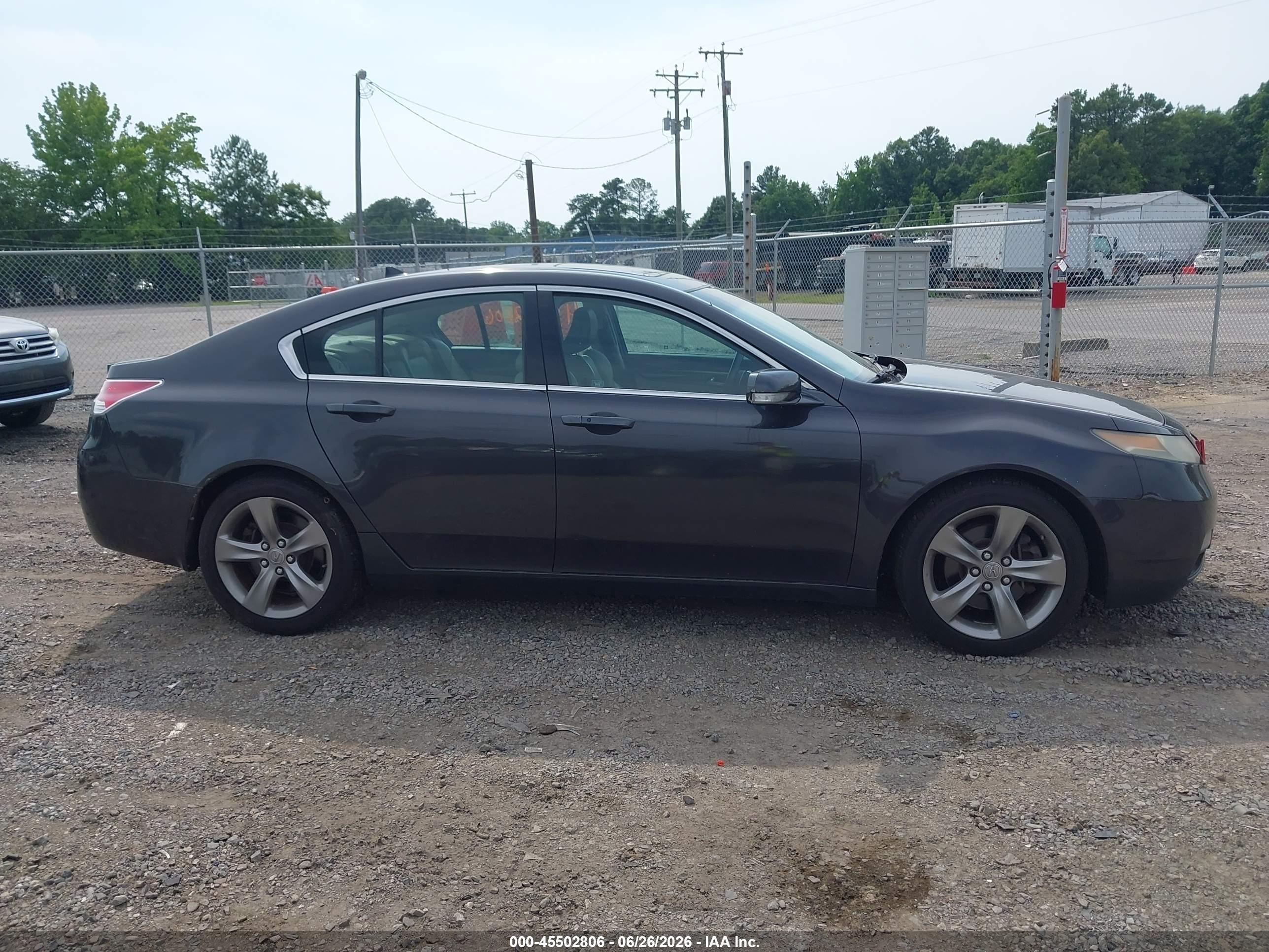 2012 Acura Tl 3.7 Gray vin: 19UUA9F51CA000935