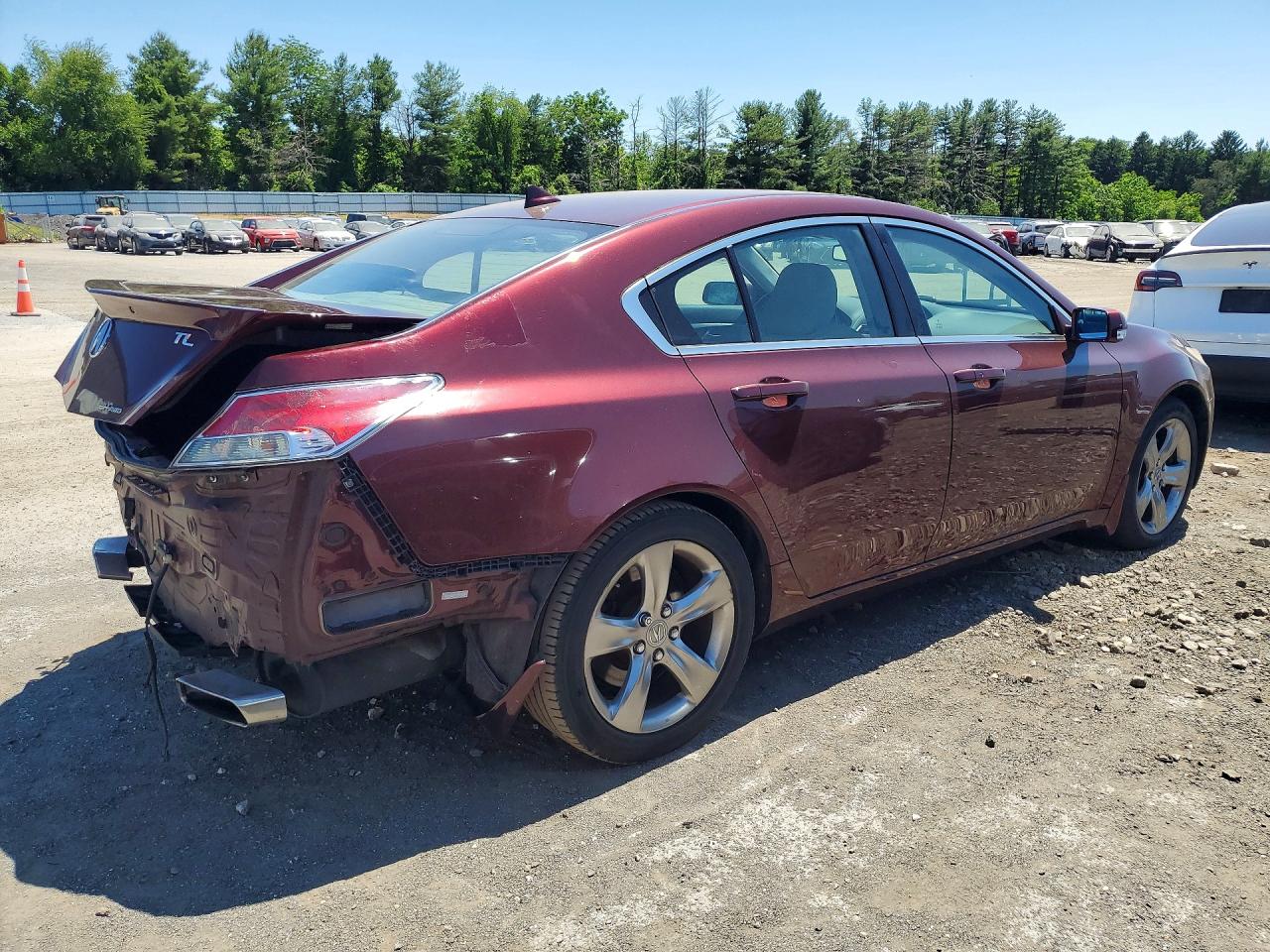 2012 Acura Tl Burgundy vin: 19UUA9F51CA002202