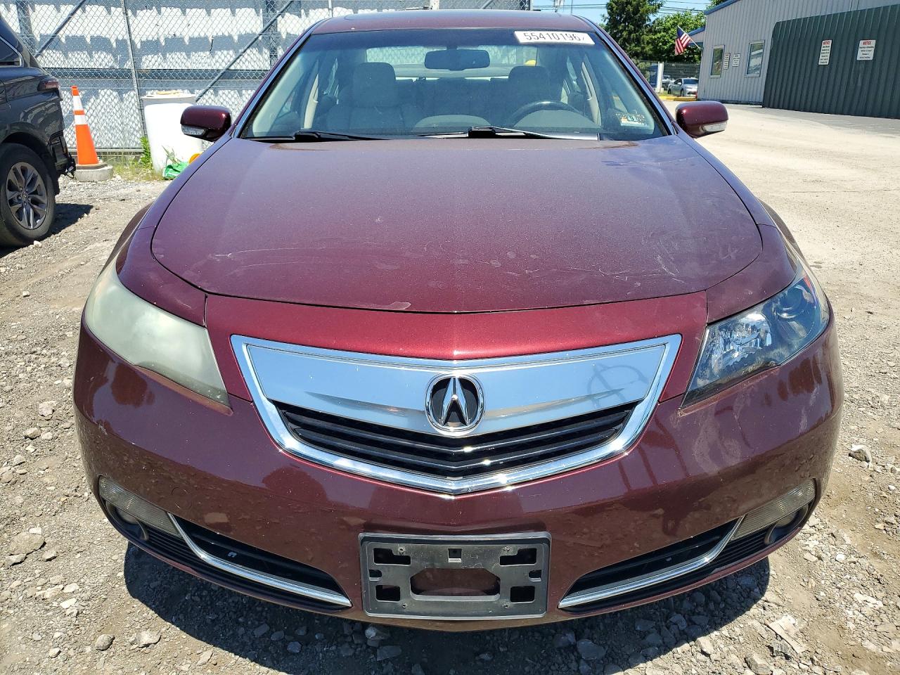 2012 Acura Tl Burgundy vin: 19UUA9F51CA002202