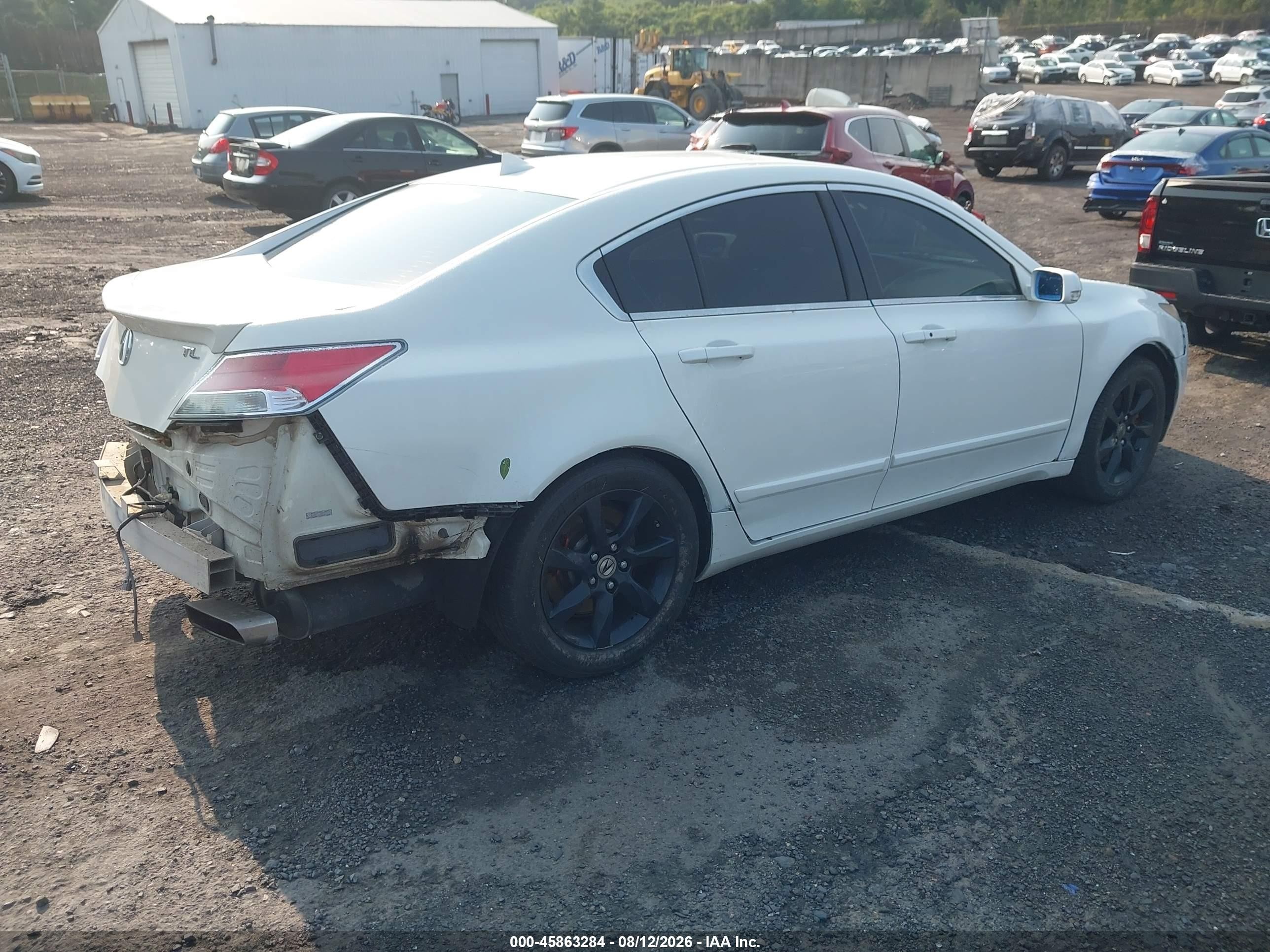 2012 Acura Tl 3.7 White vin: 19UUA9F51CA004435