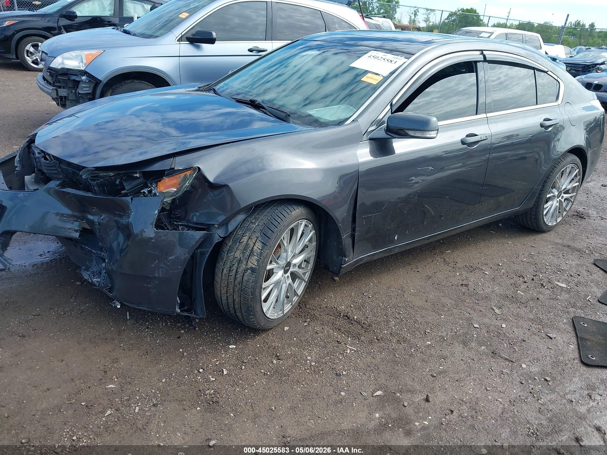 2012 Acura Tl 3.7 Серый vin: 19UUA9F51CA008100