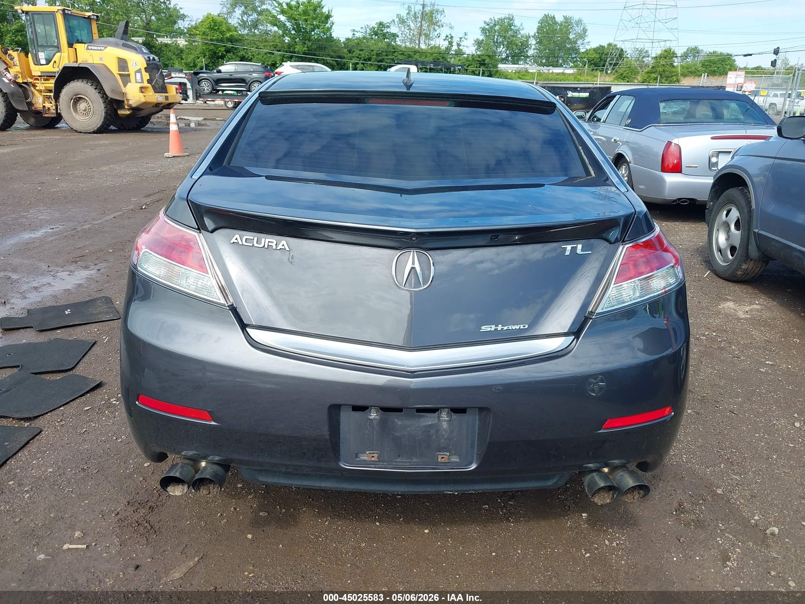 2012 Acura Tl 3.7 Серый vin: 19UUA9F51CA008100