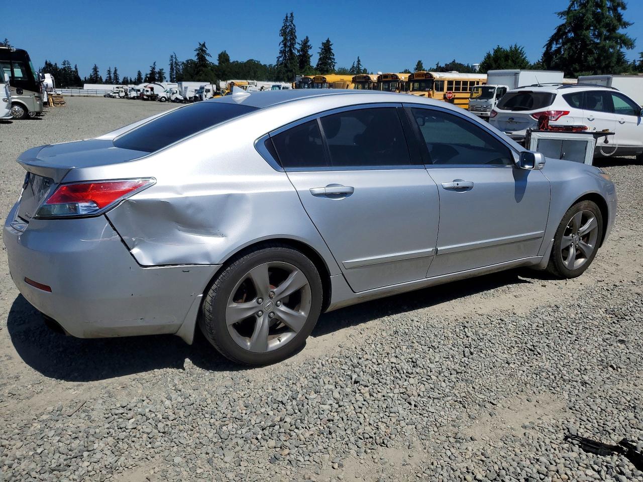 2012 Acura Tl Silver vin: 19UUA9F51CA010140
