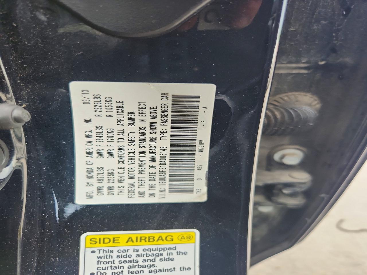 2013 Acura Tl Tech Black vin: 19UUA9F51DA005148