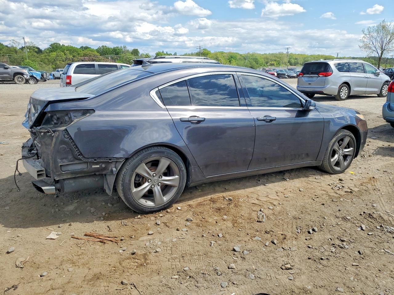 2014 Acura Tl Tech Charcoal vin: 19UUA9F51EA001943