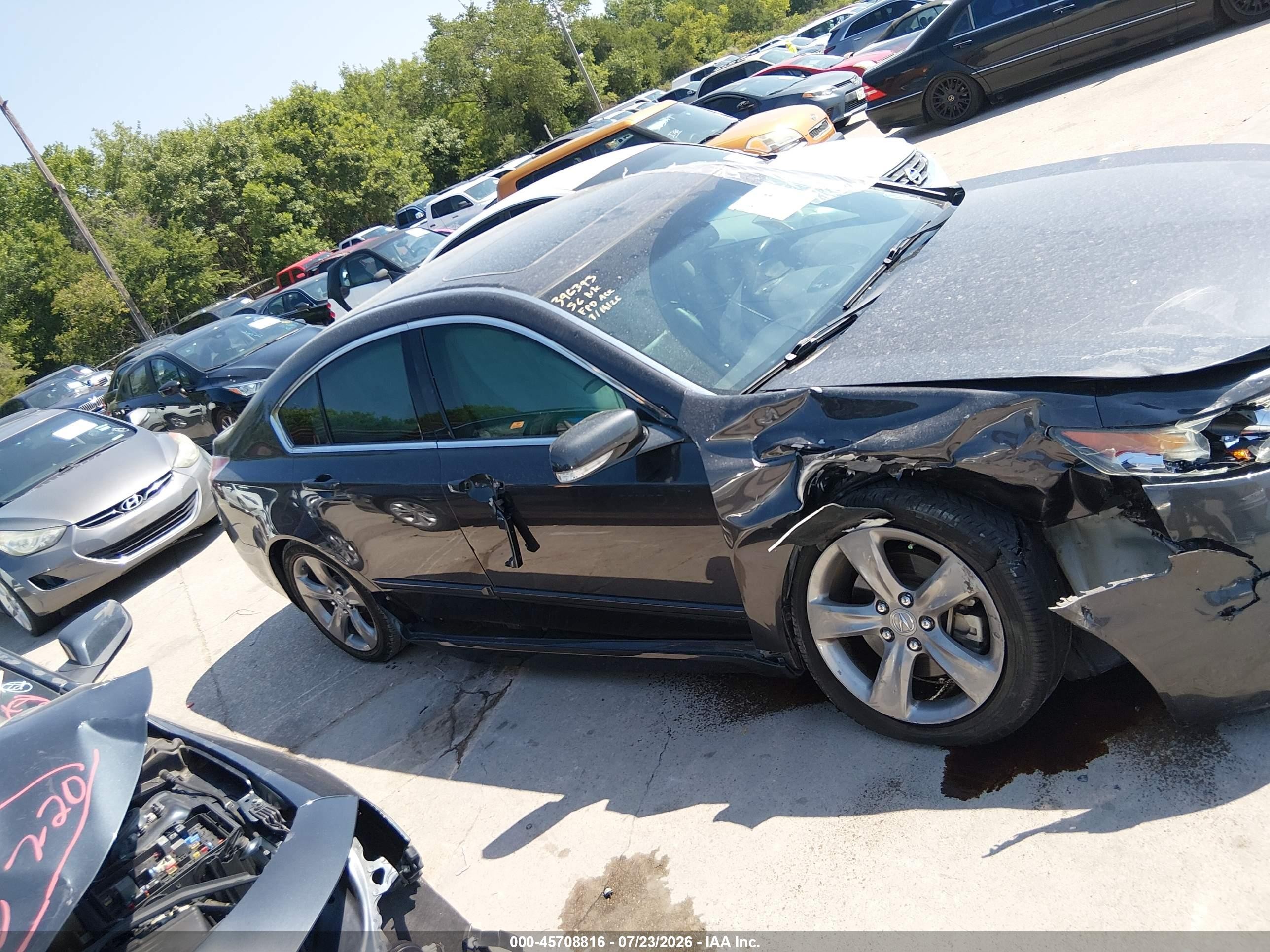 2014 Acura Tl 3.7 Черный vin: 19UUA9F51EA002770