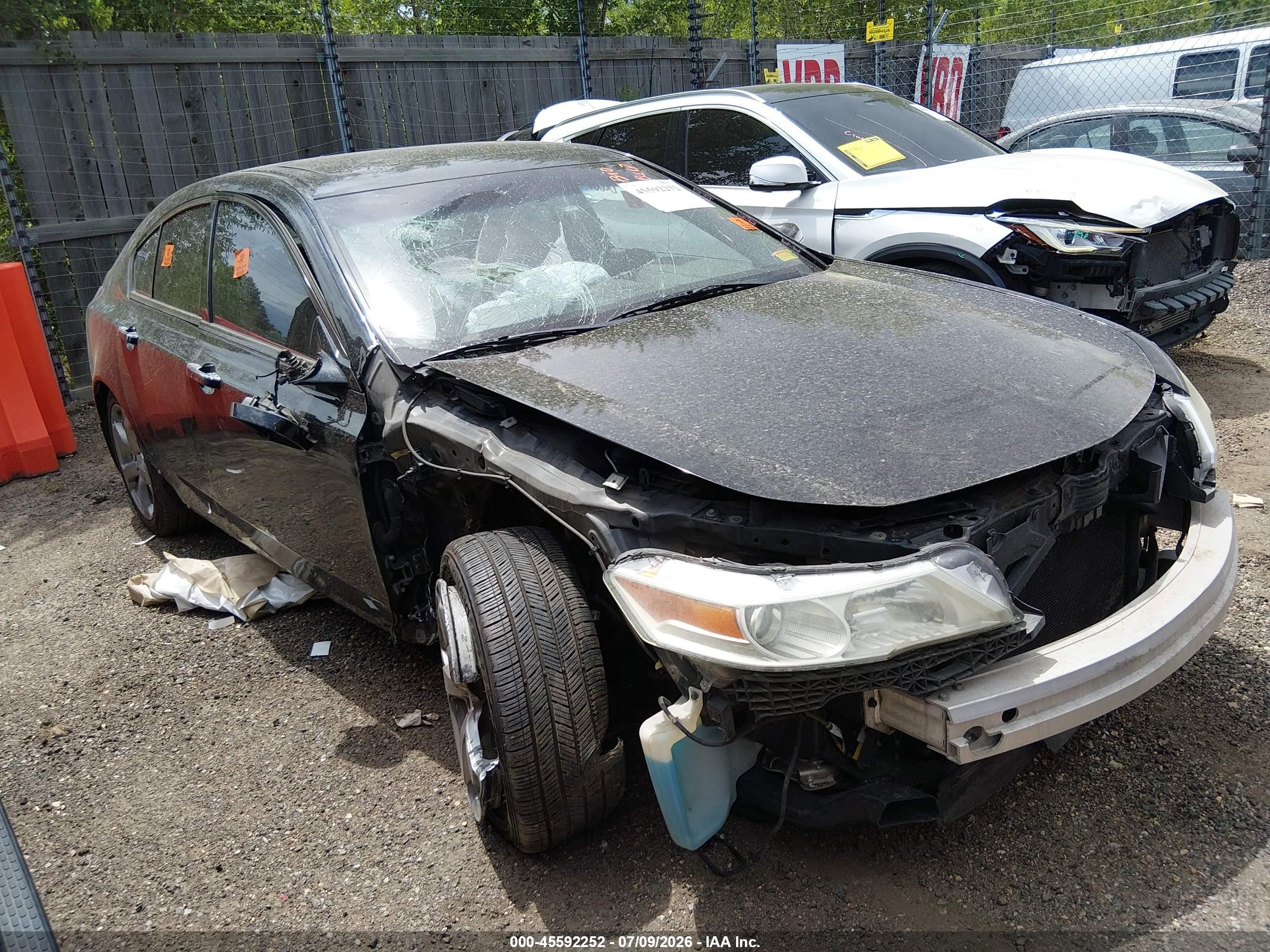 2010 Acura Tl 3.7 Black vin: 19UUA9F52AA006420