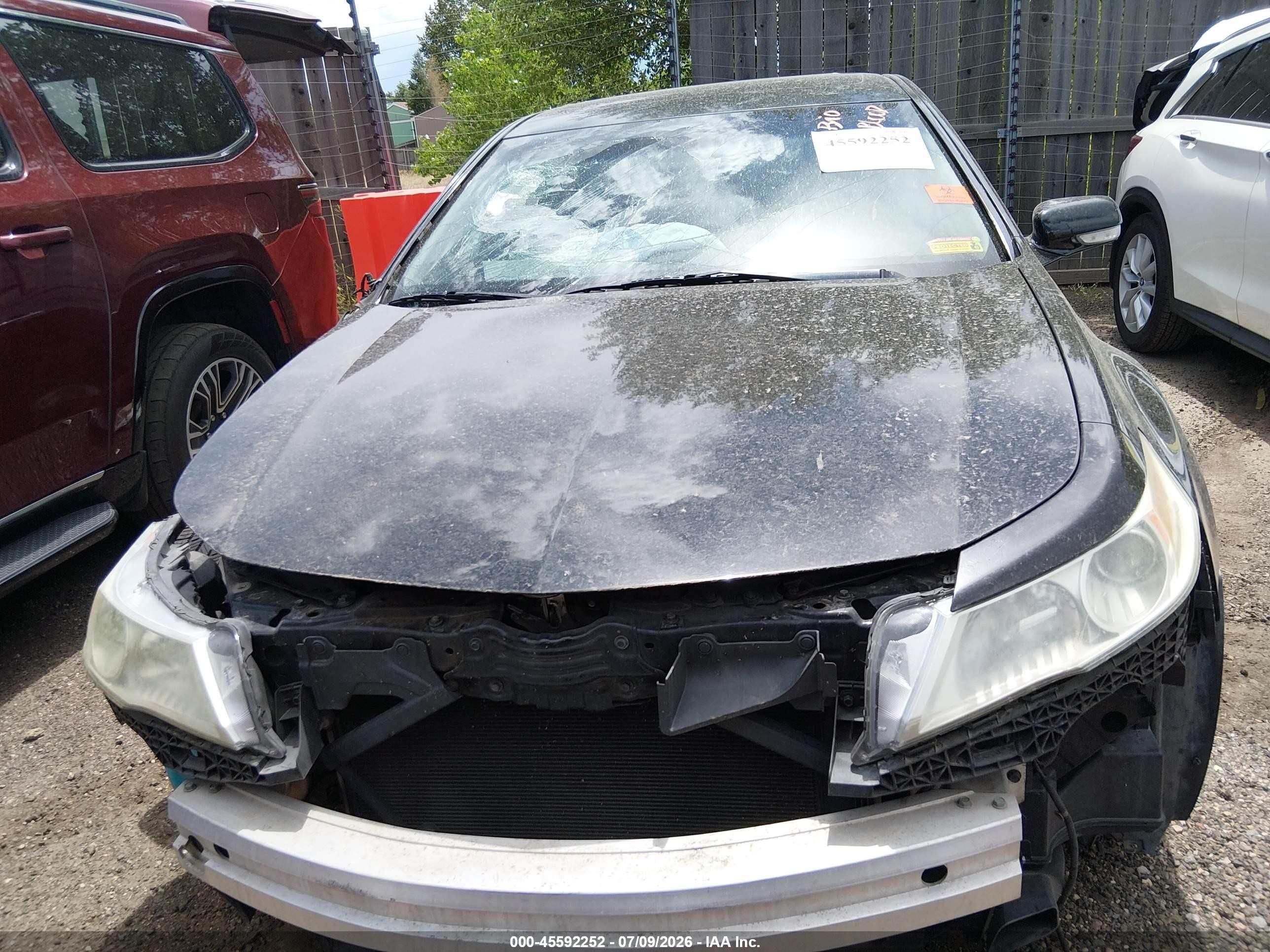 2010 Acura Tl 3.7 Black vin: 19UUA9F52AA006420