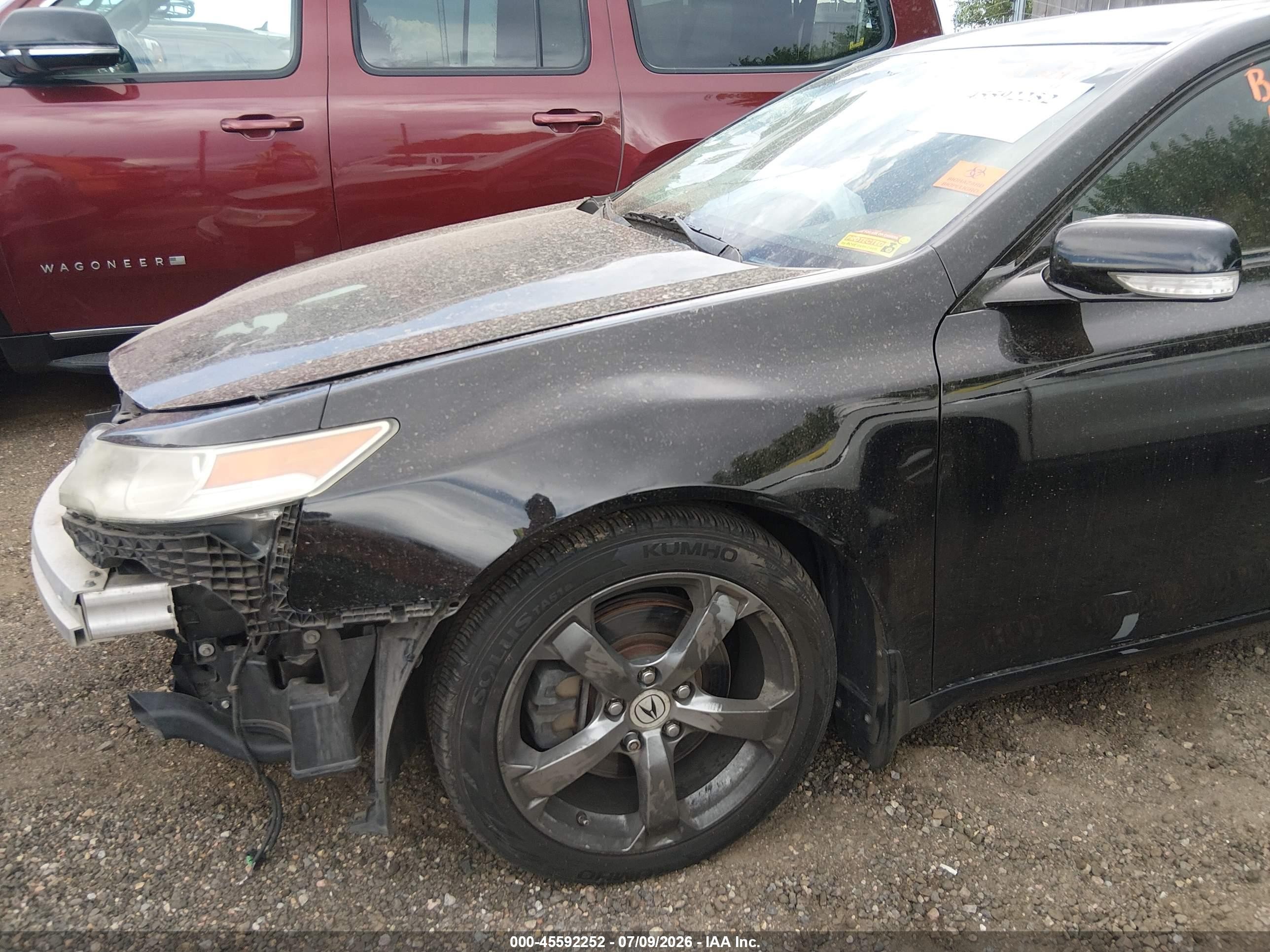 2010 Acura Tl 3.7 Black vin: 19UUA9F52AA006420