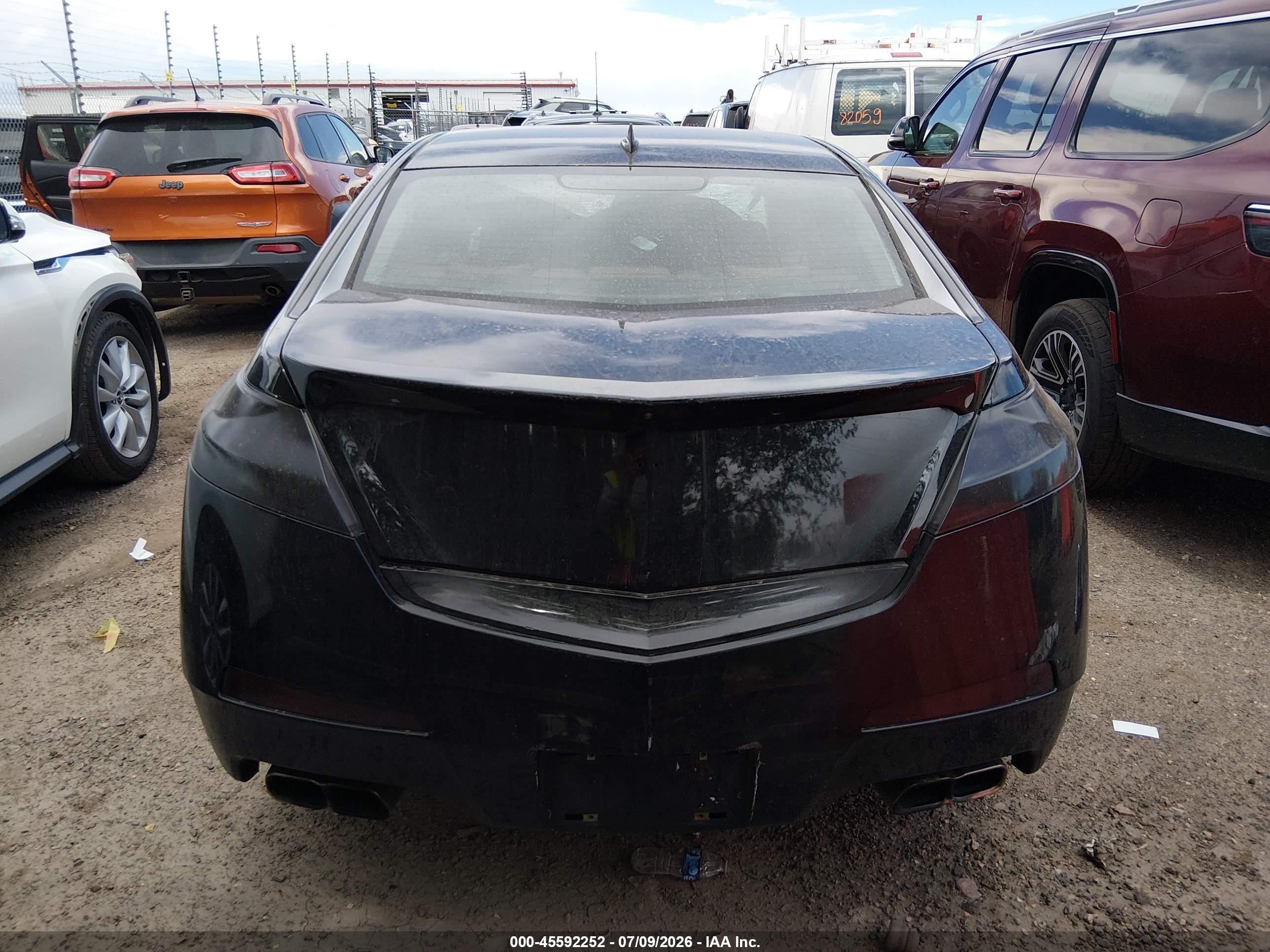 2010 Acura Tl 3.7 Black vin: 19UUA9F52AA006420