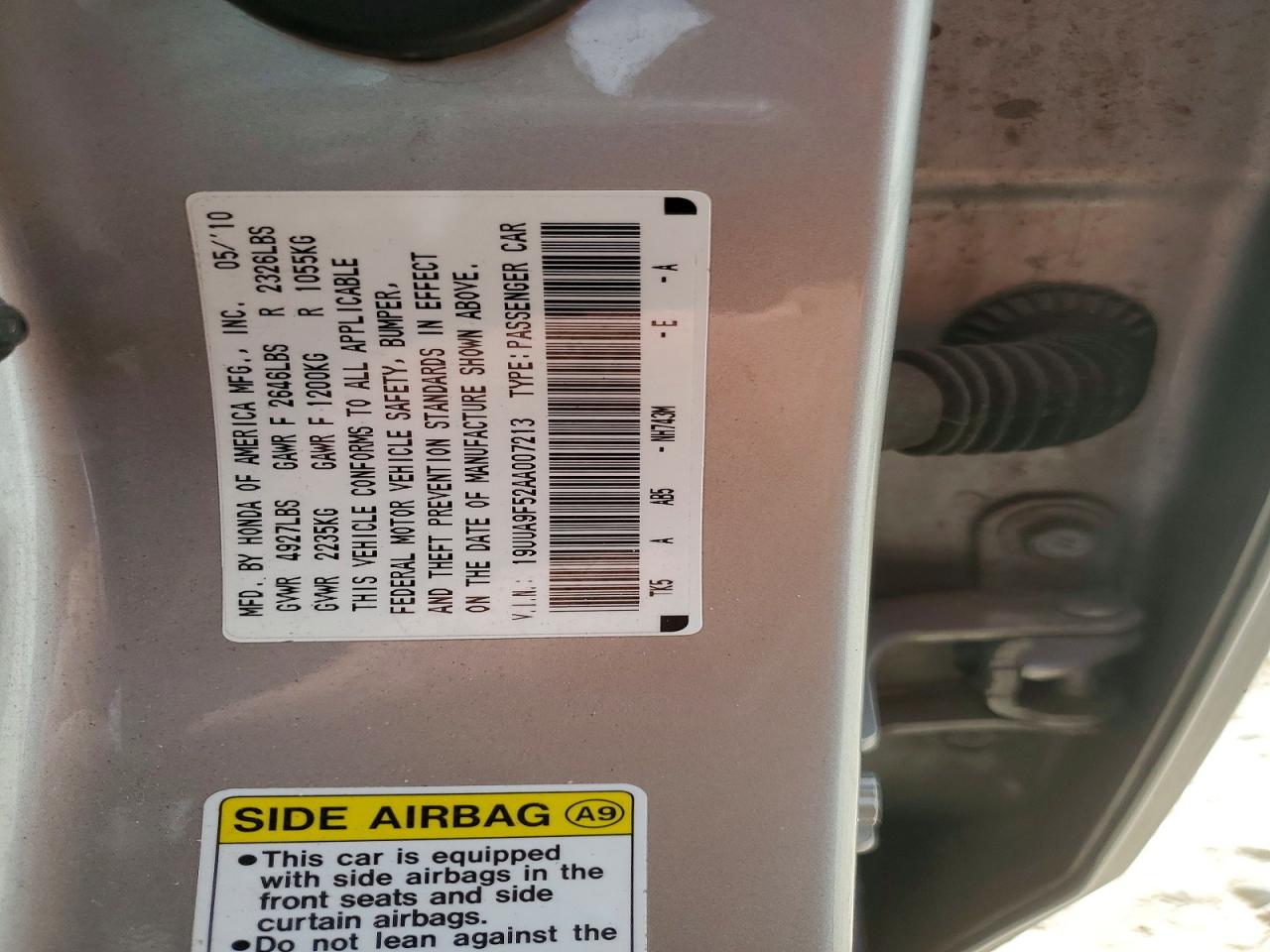 2010 Acura Tl Silver vin: 19UUA9F52AA007213