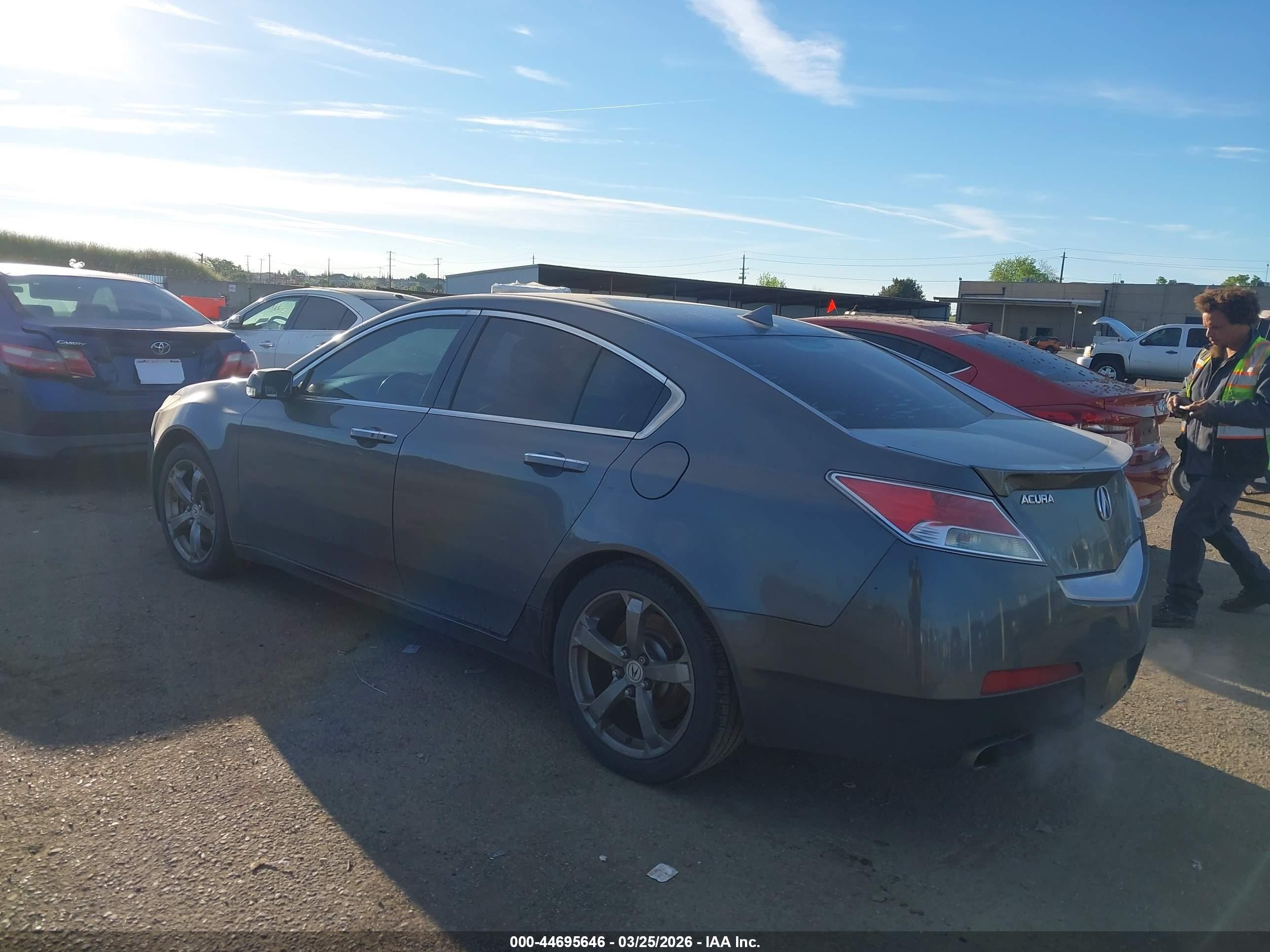 2011 Acura Tl 3.7 Gray vin: 19UUA9F52BA000201