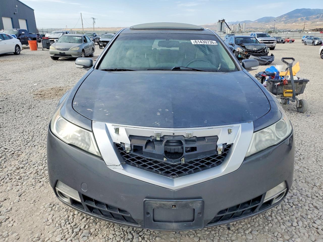 2011 Acura Tl Gray vin: 19UUA9F52BA002708