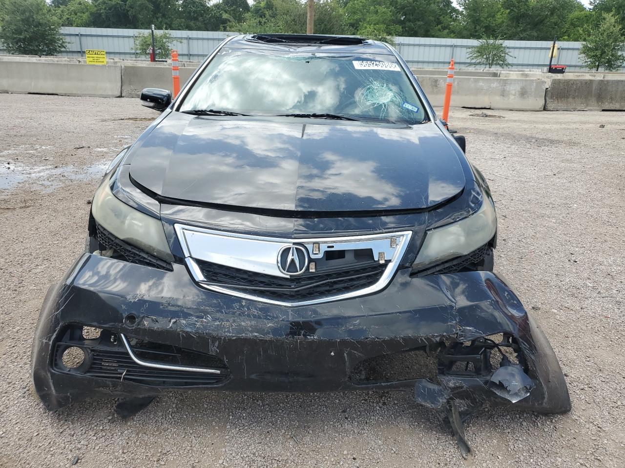 2012 Acura Tl Black vin: 19UUA9F52CA002905 Damage: Front Bumper/Cover, Broken, Replacement Required